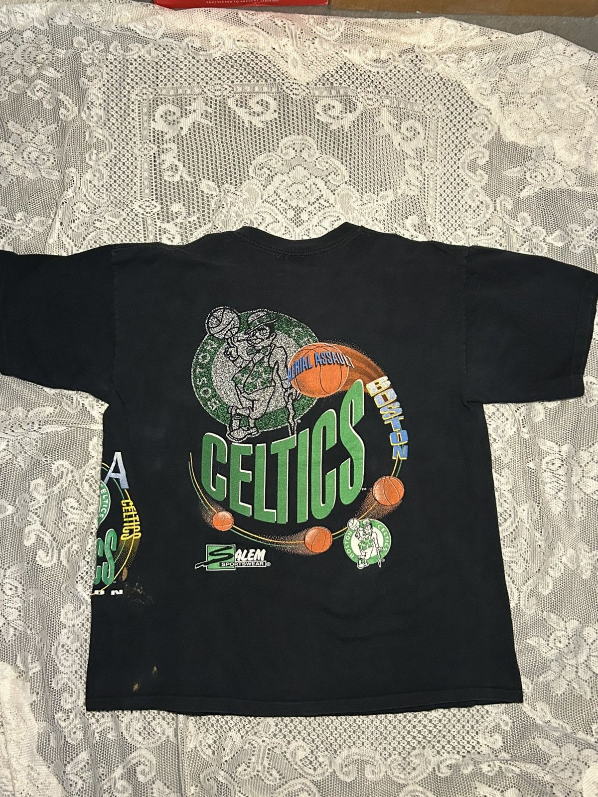 Salem Sportswear vintage 90’s Boston Celtic’s graphic tee Size US XL / EU 56 / 4 - 2 Thumbnail