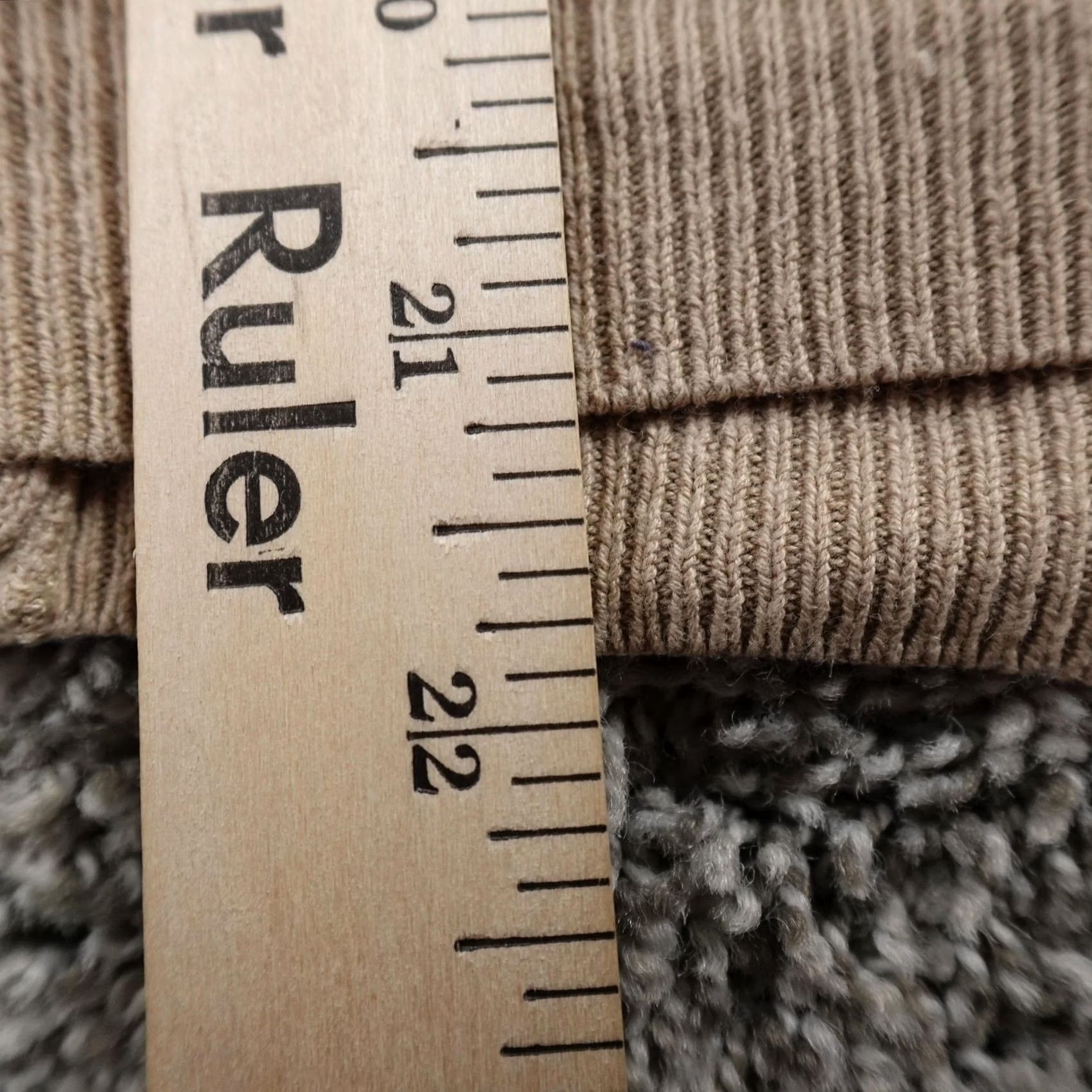Banana Republic Banana Republic Cardigan Sweater Womens L Beige White Stripe Linen Lightweight V-Neck Long Sleeve Pockets Knit Size L / US 10 / IT 46 - 7 Thumbnail