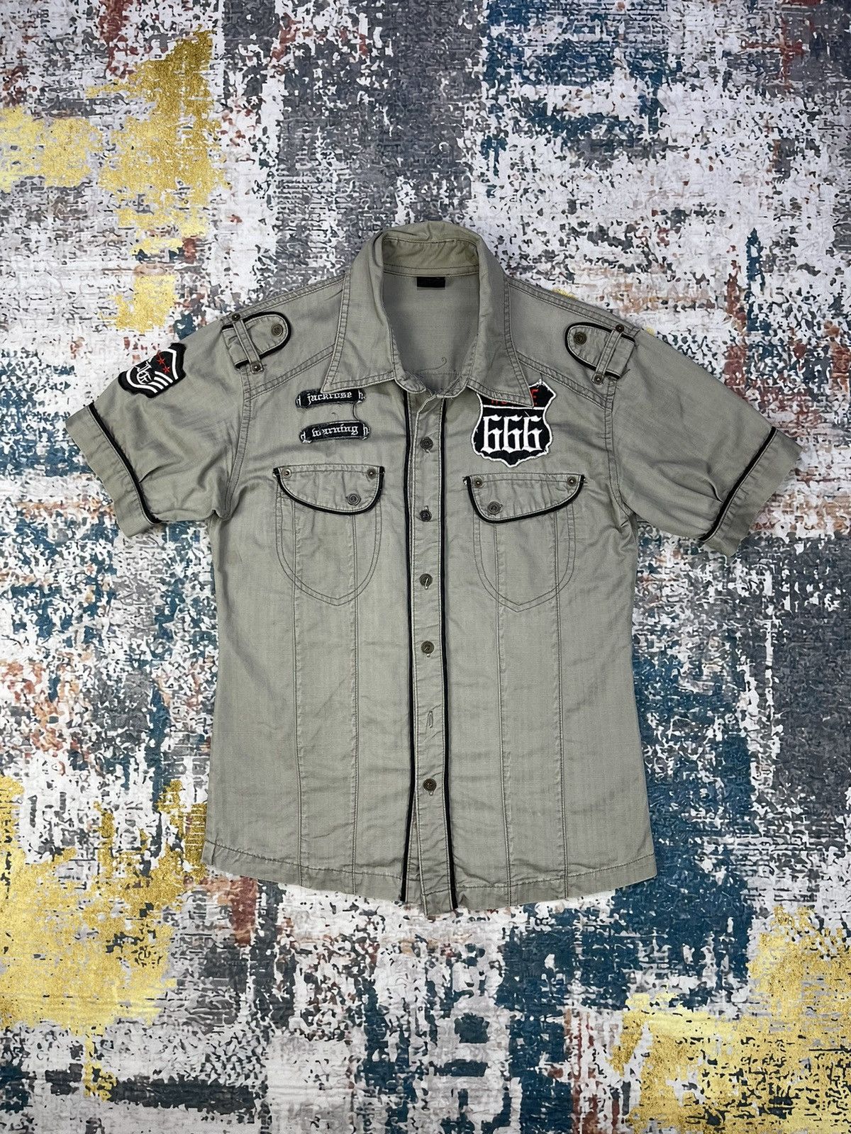 JACKROSE Vintage JACKROSE 666 Button Up Ripstop Fabric Size S / US 4 / IT 40 - 1 Thumbnail