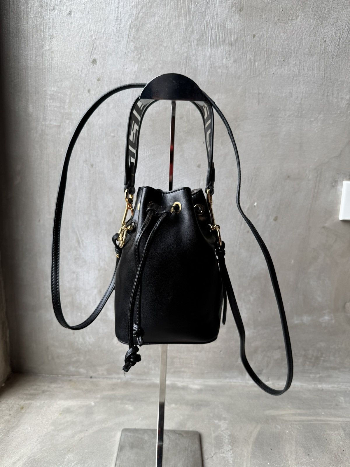 Fendi Fendi Mini Mon Tresor Leather Bucket Bag Size ONE SIZE - 1 Thumbnail