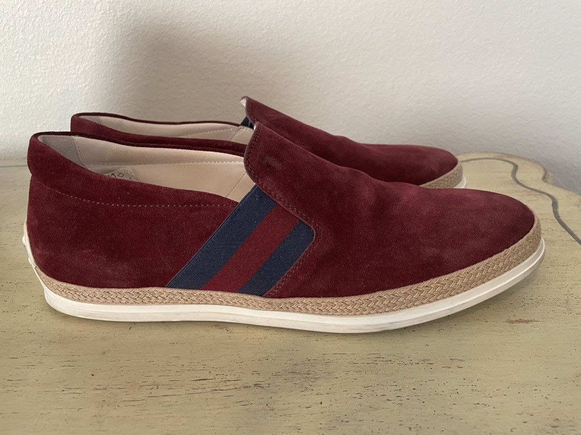 Tod's Suede Espadrille Loafer Size US 12 / EU 45 - 4 Thumbnail