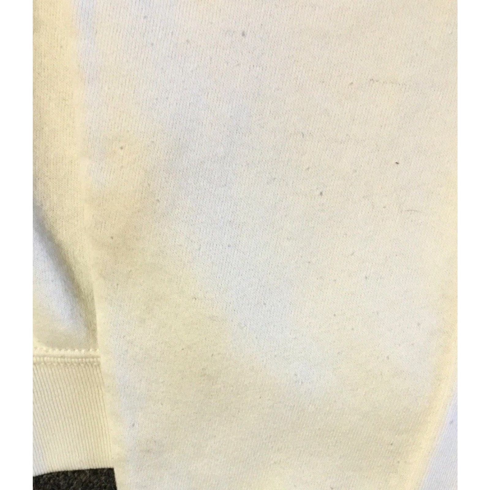 Vintage VINTAGE Cat Faded Distress 90s Sweatshirt XS - Surf/Hoodie - White - Pet/Animal Abstract Art - 80s 90s Retro Size US XS / EU 42 / 0 - 4 Thumbnail