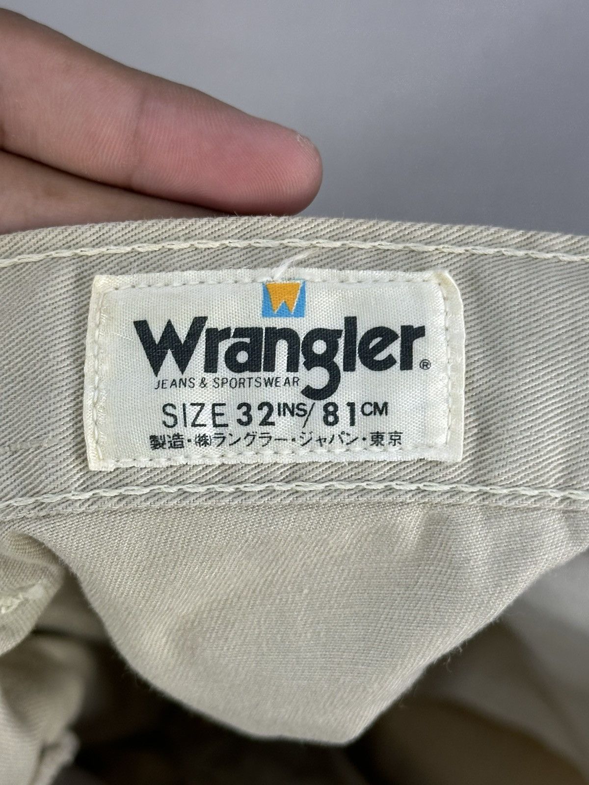 Wrangler Wrangler Straight Cut Khaki Trouser Pants Size US 30 / EU 46 - 10 Thumbnail