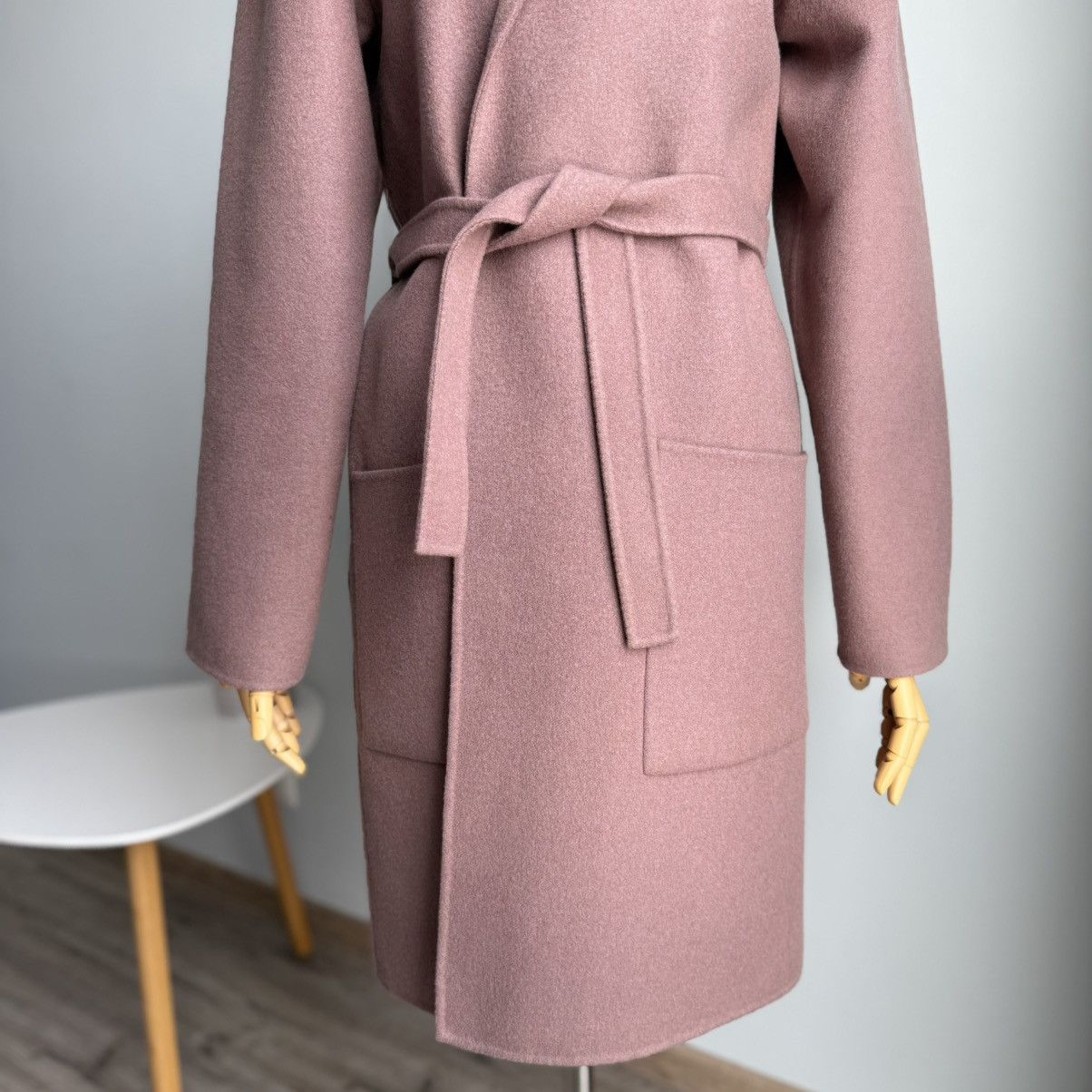 Bottega Veneta Bottega Veneta 100% Cashmere Belted Trench Coat Pink Size S / US 4 / IT 40 - 9 Thumbnail