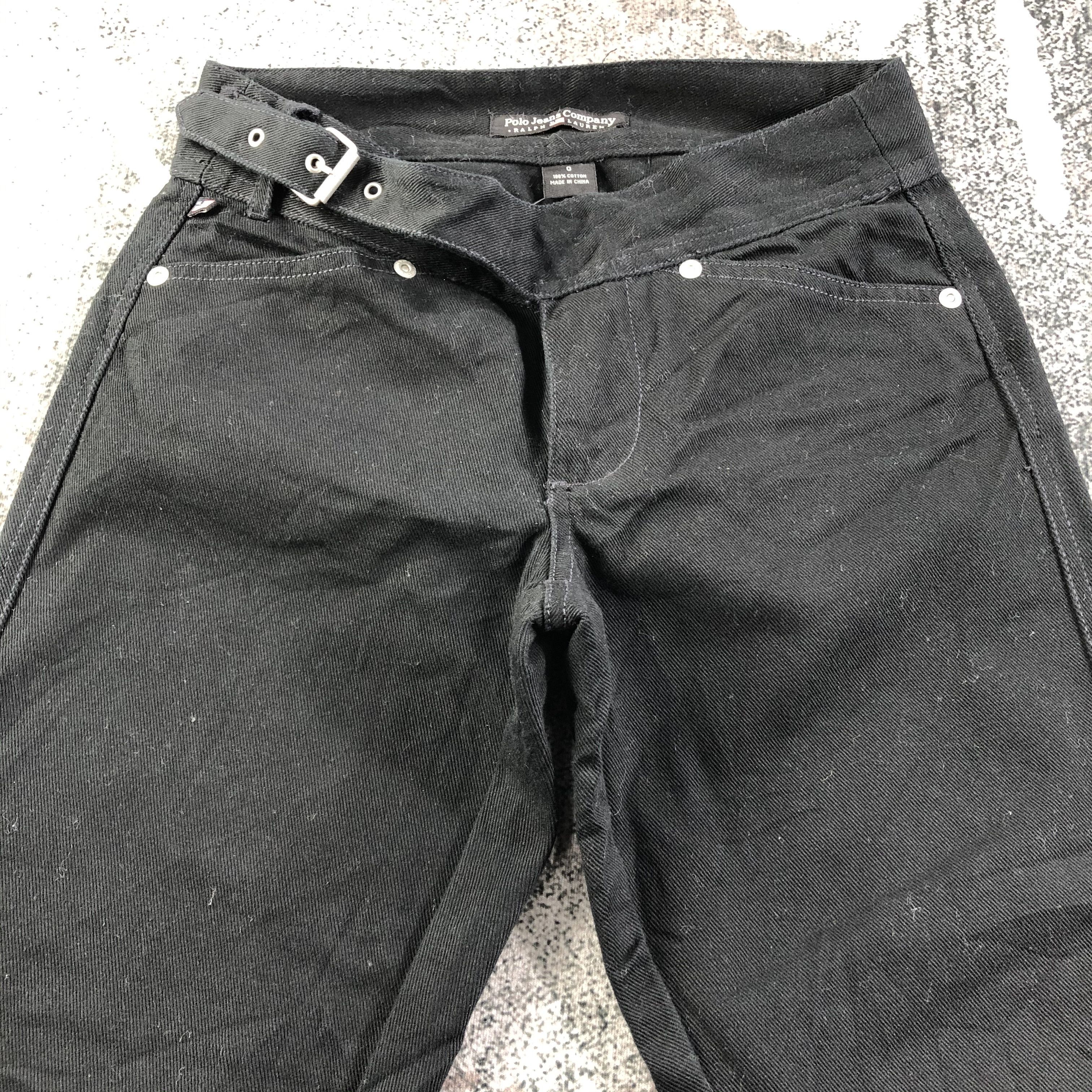 Polo Ralph Lauren Polo Jeans Ralph Lauren Jeans Black Flare Denim KJ1778 Size 26" / US 2 / IT 38 - 3 Thumbnail