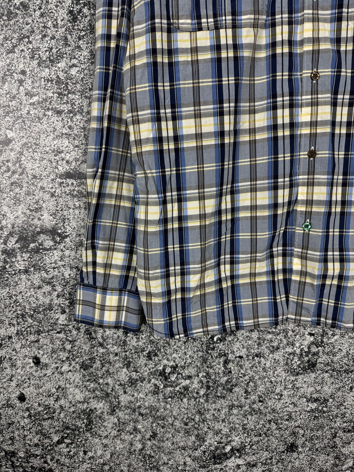 Lacoste Men’s Lacoste Long Sleeve Plaid Shirt Button Up Size 41 Size US M / EU 48-50 / 2 - 4 Thumbnail