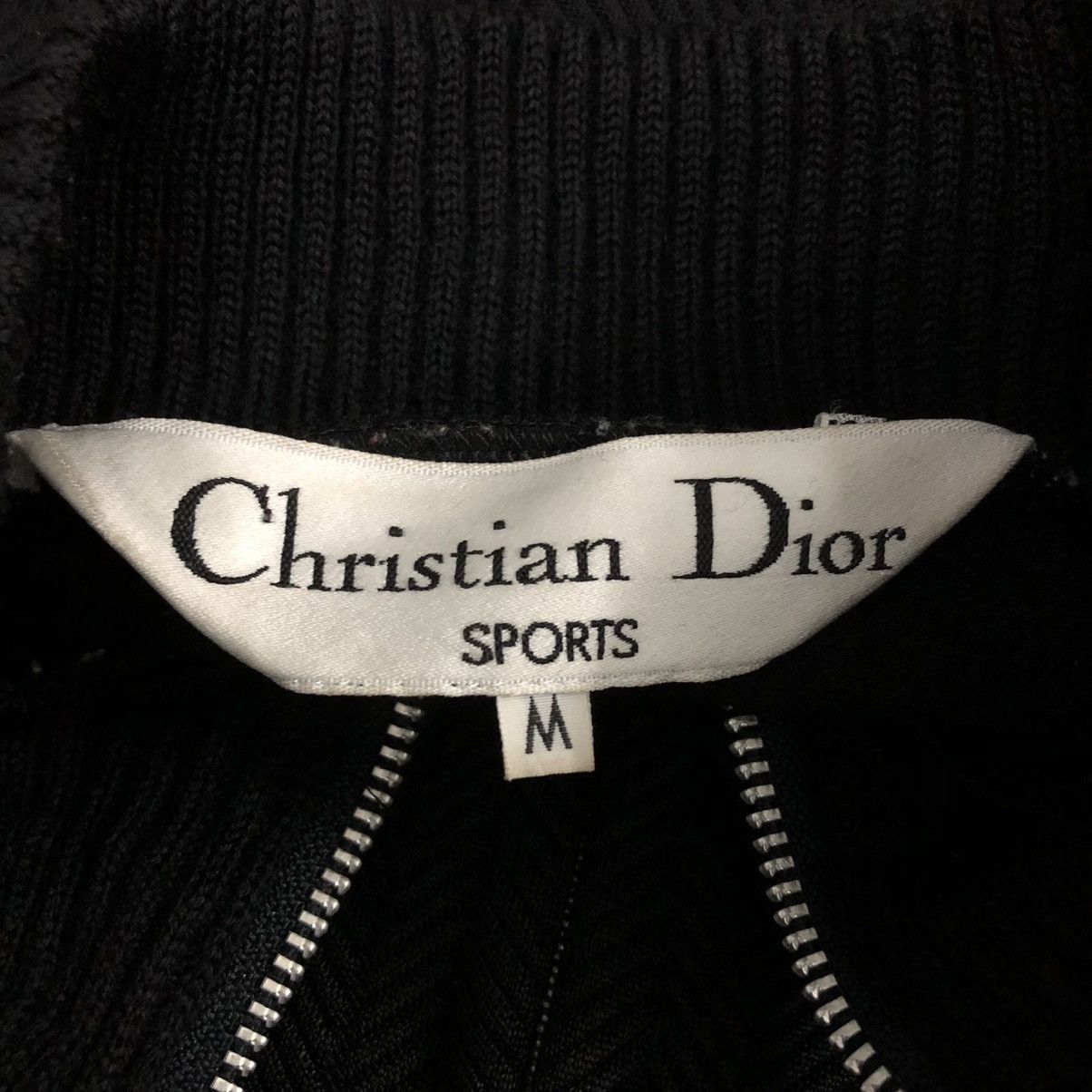 Dior Vintage Christian Dior Sports Herringbone Zipper Vest Size S / US 4 / IT 40 - 15 Thumbnail