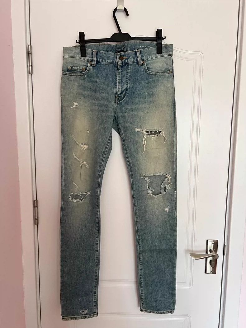 Saint Laurent Paris Saint Laurent Paris Ripped jeans Size US 31 - 1 Thumbnail