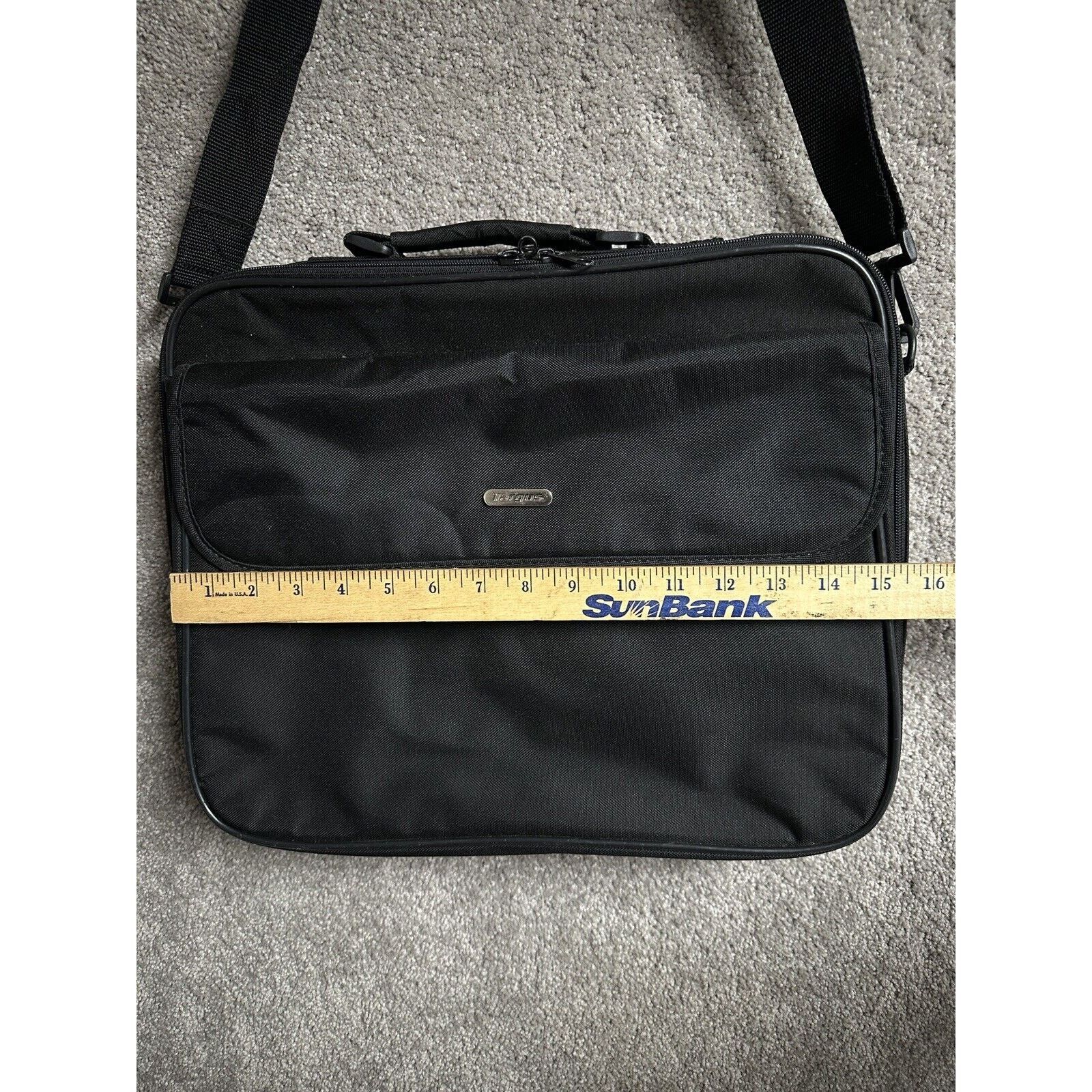 Other Targus Nylon 15.6” Black Padded Computer Messenger Bag Size ONE SIZE - 13 Thumbnail