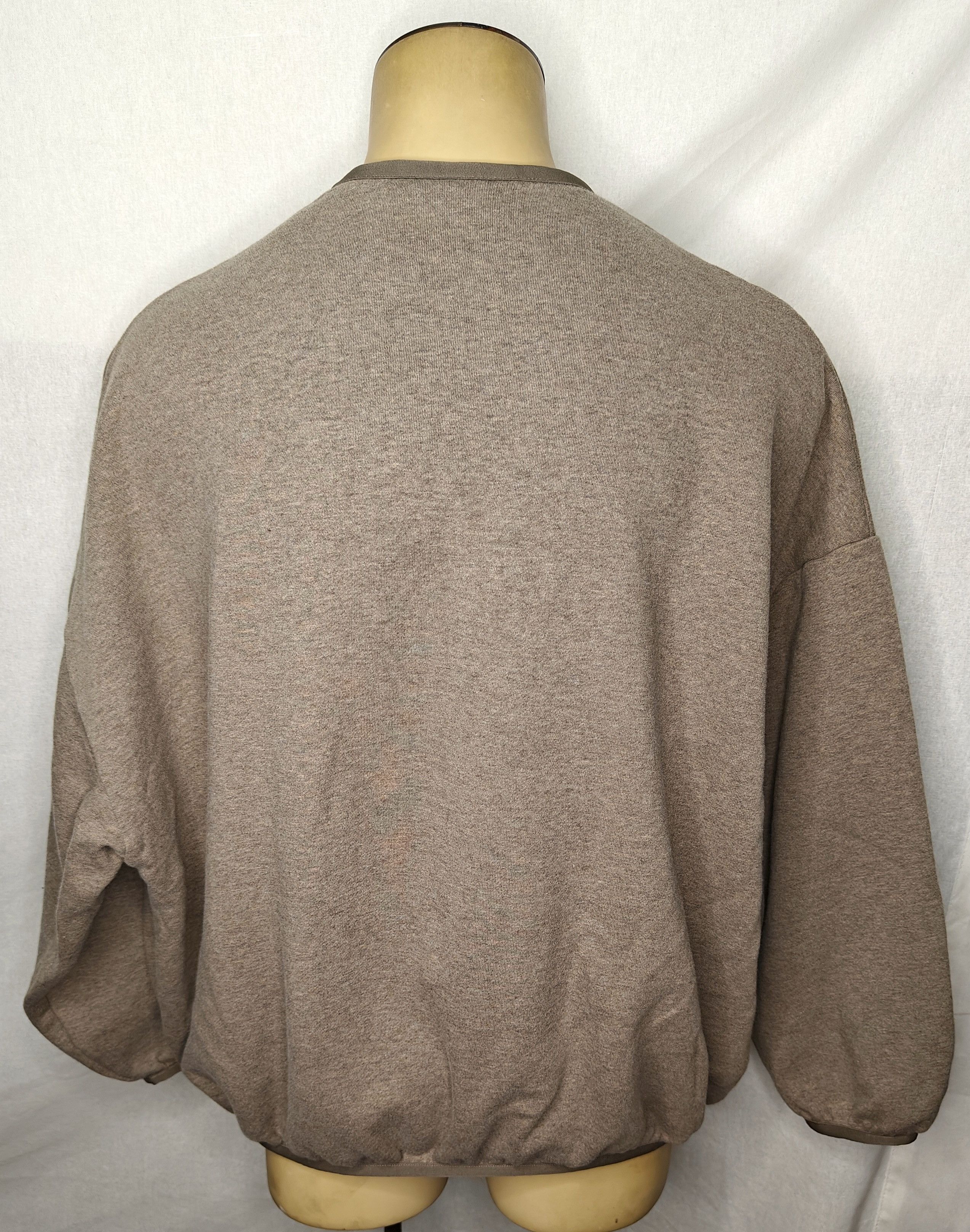 Fear of God Essentials Fear of God gray brown taupe pullover sweatshirt Size US XL / EU 56 / 4 - 3 Thumbnail