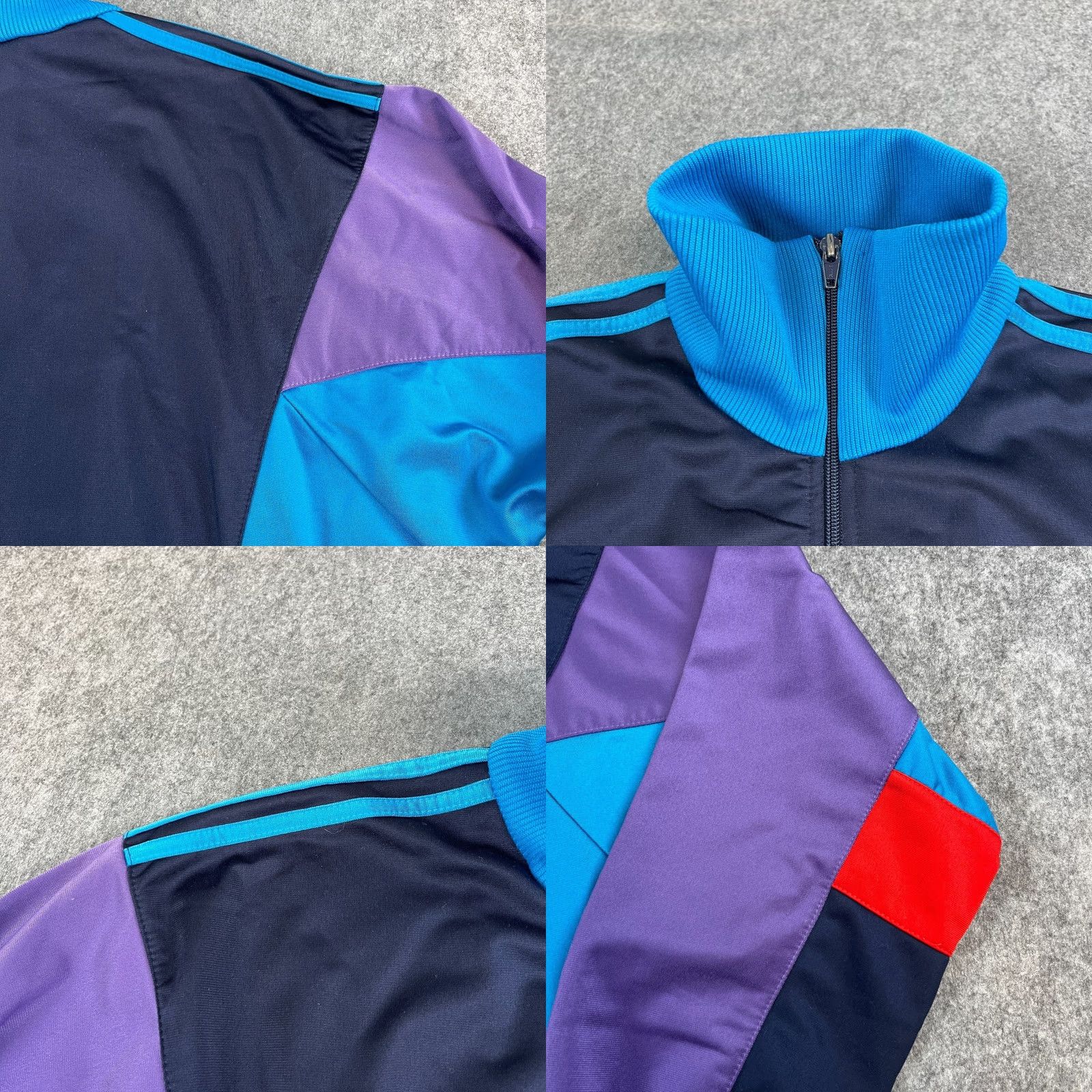 Adidas VINTAGE Adidas Originals Track Jacket M 90s Multicoloured Trefoil Mens Wide 90s Theme Size US M / EU 48-50 / 2 - 8 Thumbnail