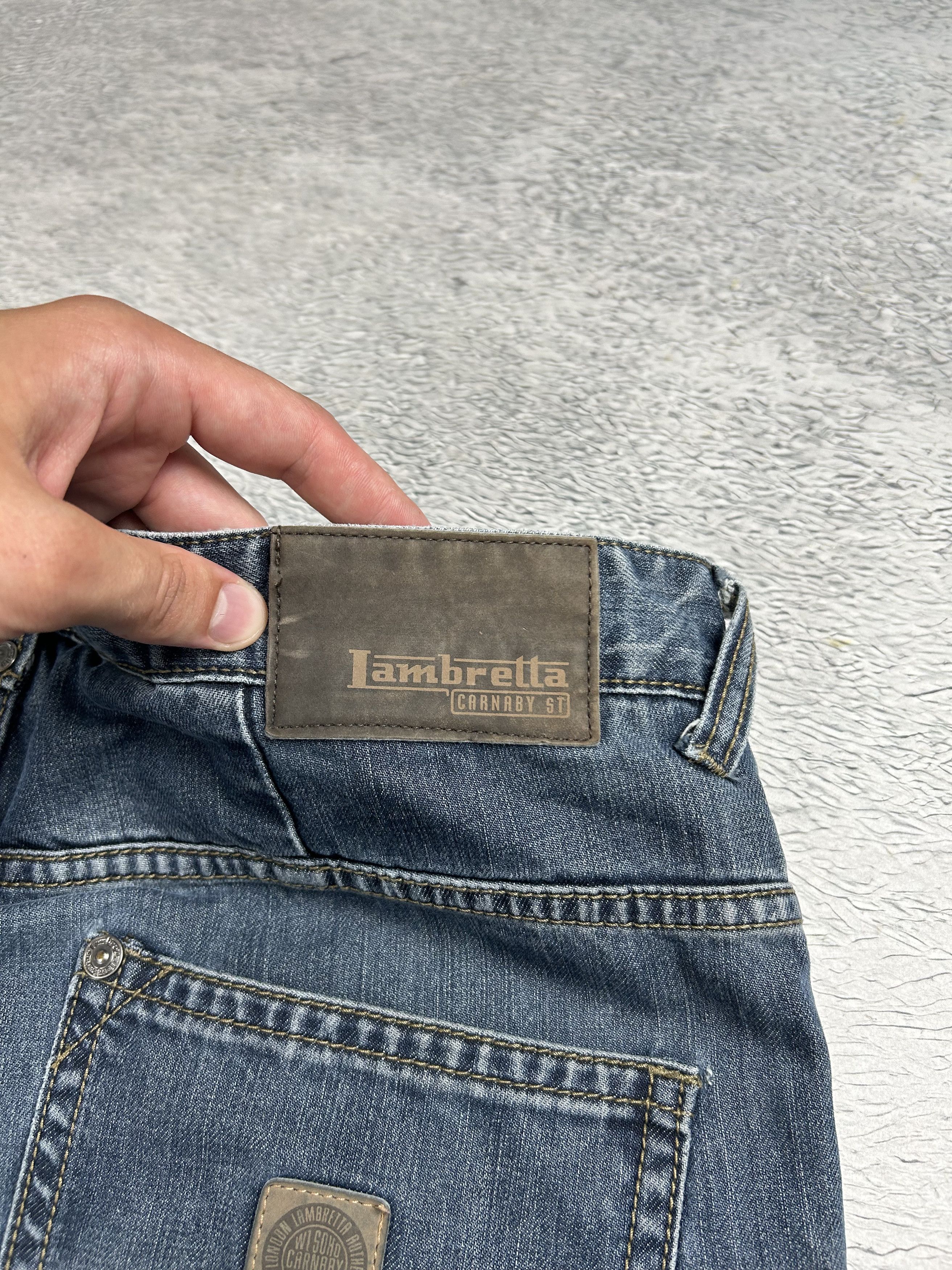 JNCO × Lambretta × Vintage Vintage Lambretta jeans Baggy Streetwear Big logo L size Size US 34 / EU 50 - 6 Thumbnail