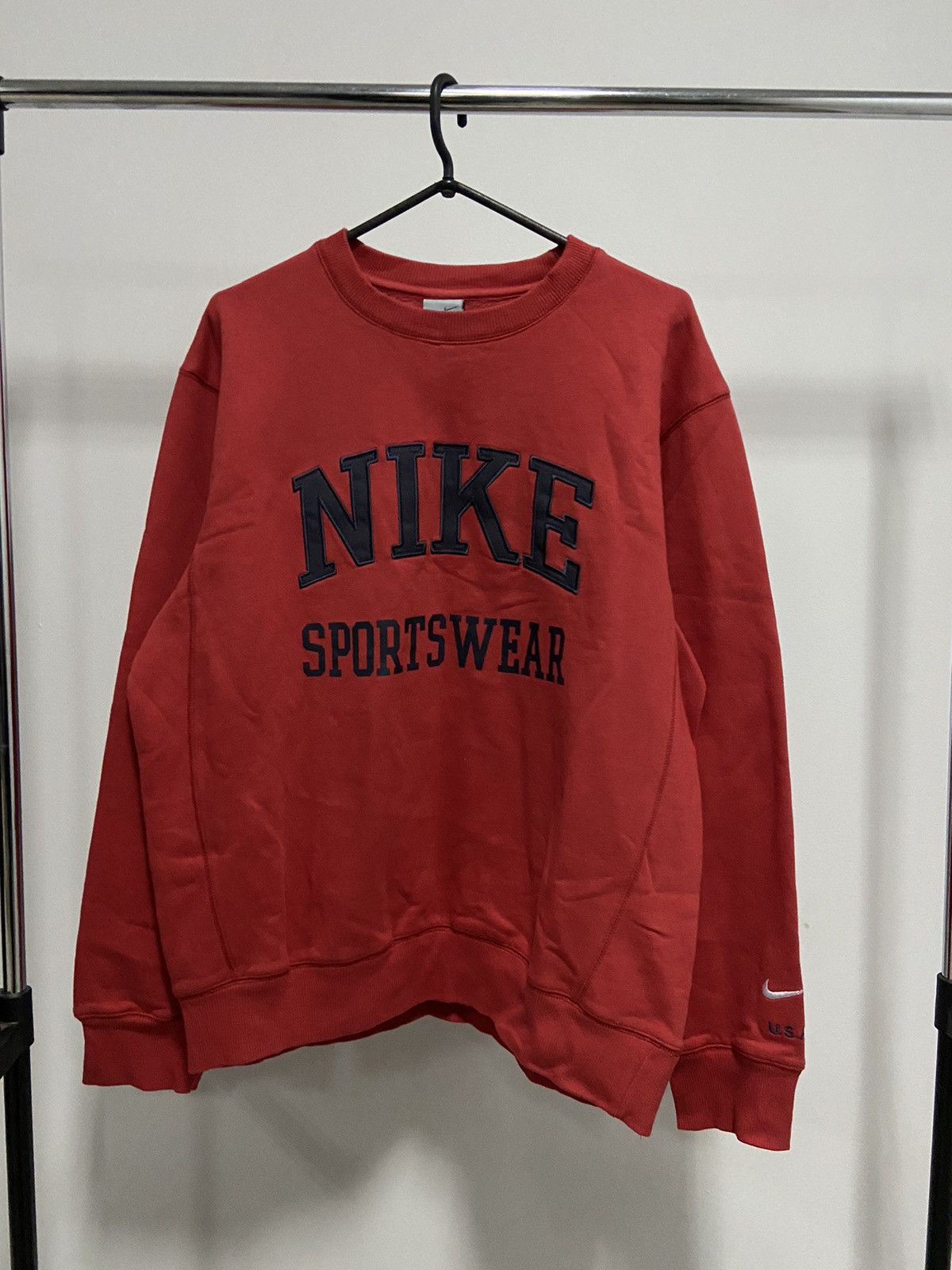 Nike × Vintage Nike sportswear Sweatshirt big Logo Vintage 90s Size US L / EU 52-54 / 3 - 1 Thumbnail