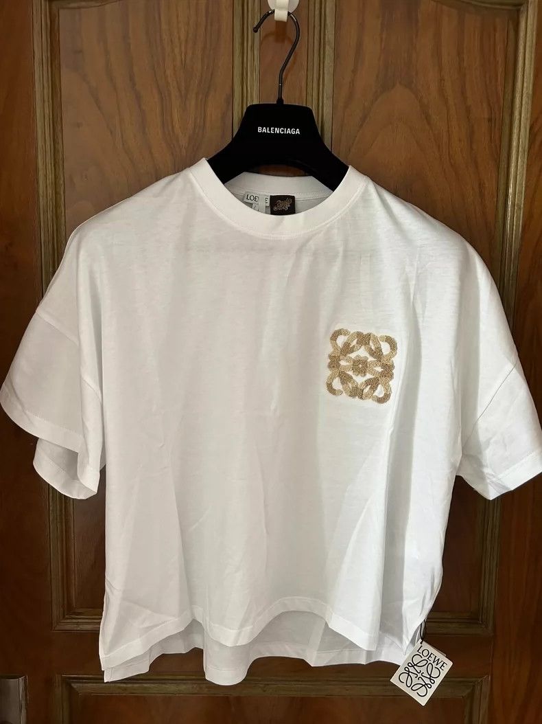 Loewe Loewe Chest flocking logo bat sleeve short sleeve Size S / US 4 / IT 40 - 5 Thumbnail