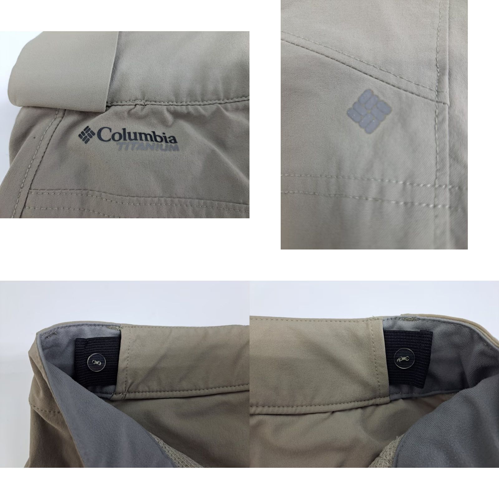 Vintage Columbia Titanium Omni-Dry Womens Cargo Shorts Khaki Size 8/12 12in Inseam Regular Fit Casual Outdoor Summer Mens Womens? Size 30" / US 8 / IT 44 - 8 Thumbnail