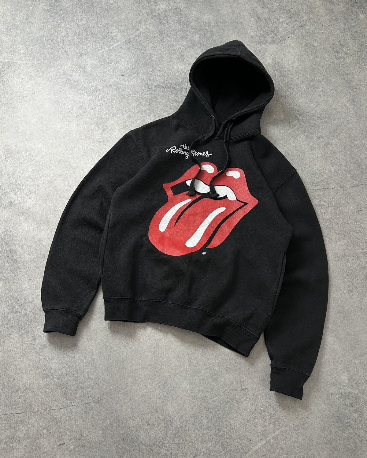 The Rolling Stones Vintage Rolling Stones big logo black hoodies mens size M Size US S / EU 44-46 / 1 - 2 Thumbnail