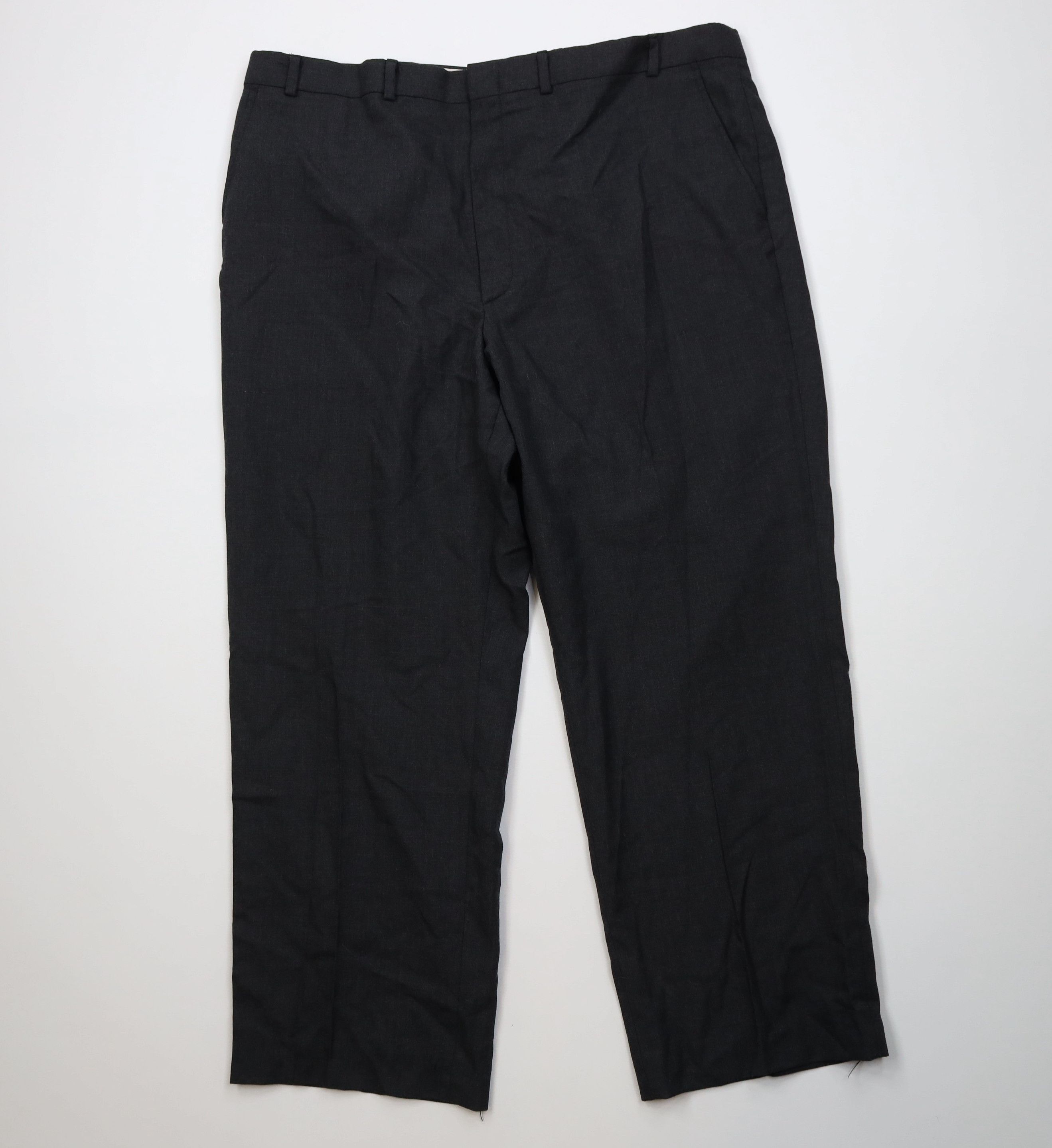 Vintage Vintage 90s Streetwear Knit Wide Leg Chino Pants Gray USA Size US 44 / EU 60 - 1 Thumbnail