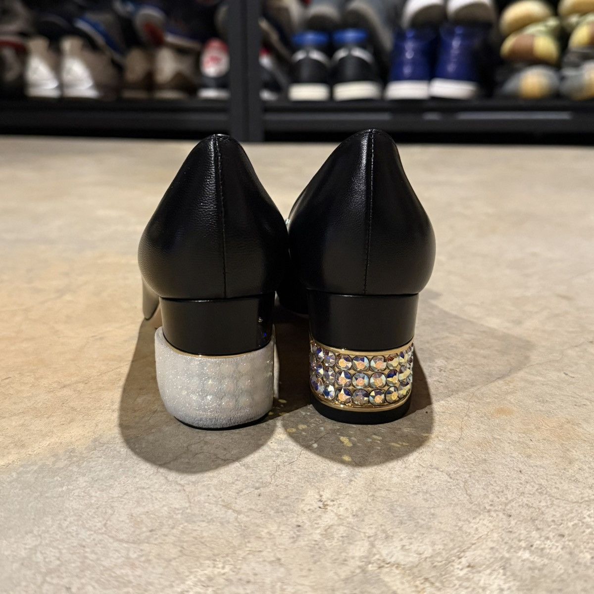 Gucci Brand New Gucci Madeleine Crystal G Leather Pump Heels EU 35 Size US 5 / IT 35 - 9 Thumbnail