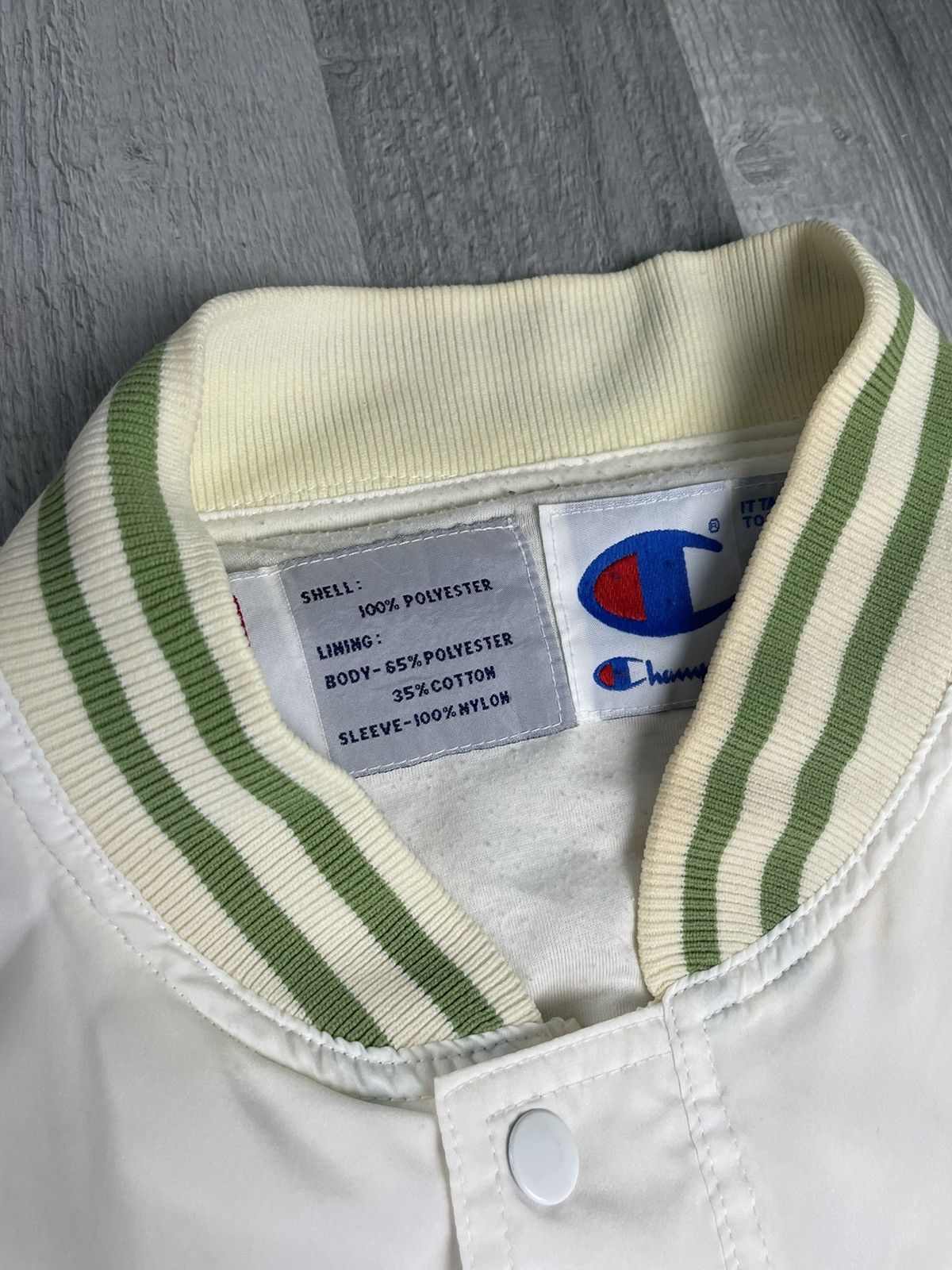 Champion × NBA × Vintage Boston Celtics Vintage 90s NBA Basketball Bomber Jacket Size US L / EU 52-54 / 3 - 4 Thumbnail