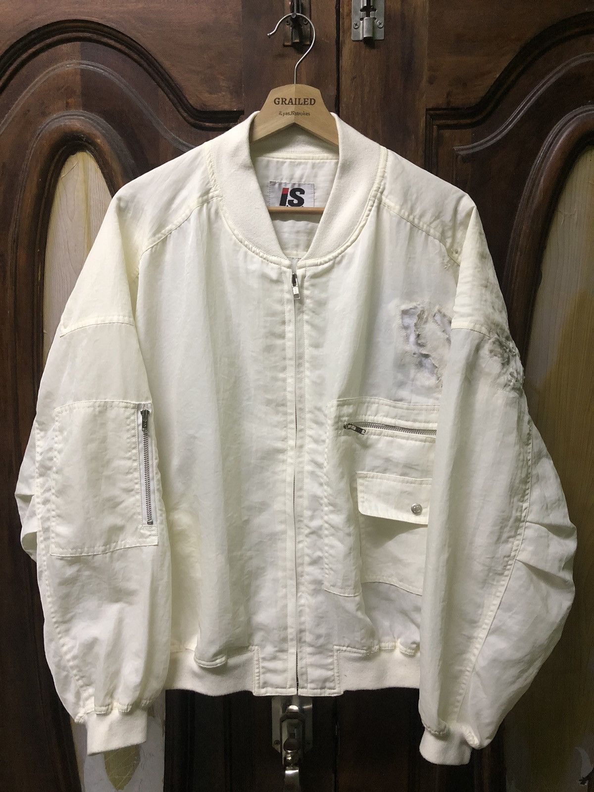 Tsumori Chisato Vtg Issey Miyake “IS” Tsumori Chisato Bomber Light Jacket Size US M / EU 48-50 / 2 - 2 Thumbnail