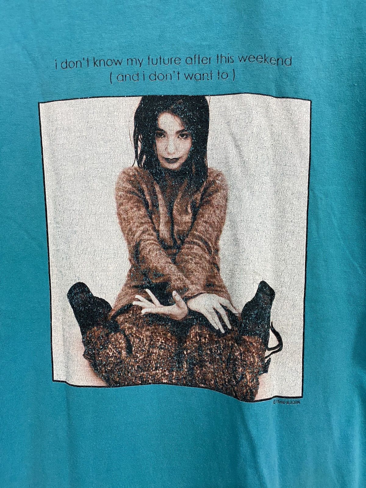 Band Tees Vintage 1996 BJORK Promo Album Size US L / EU 52-54 / 3 - 2 Thumbnail