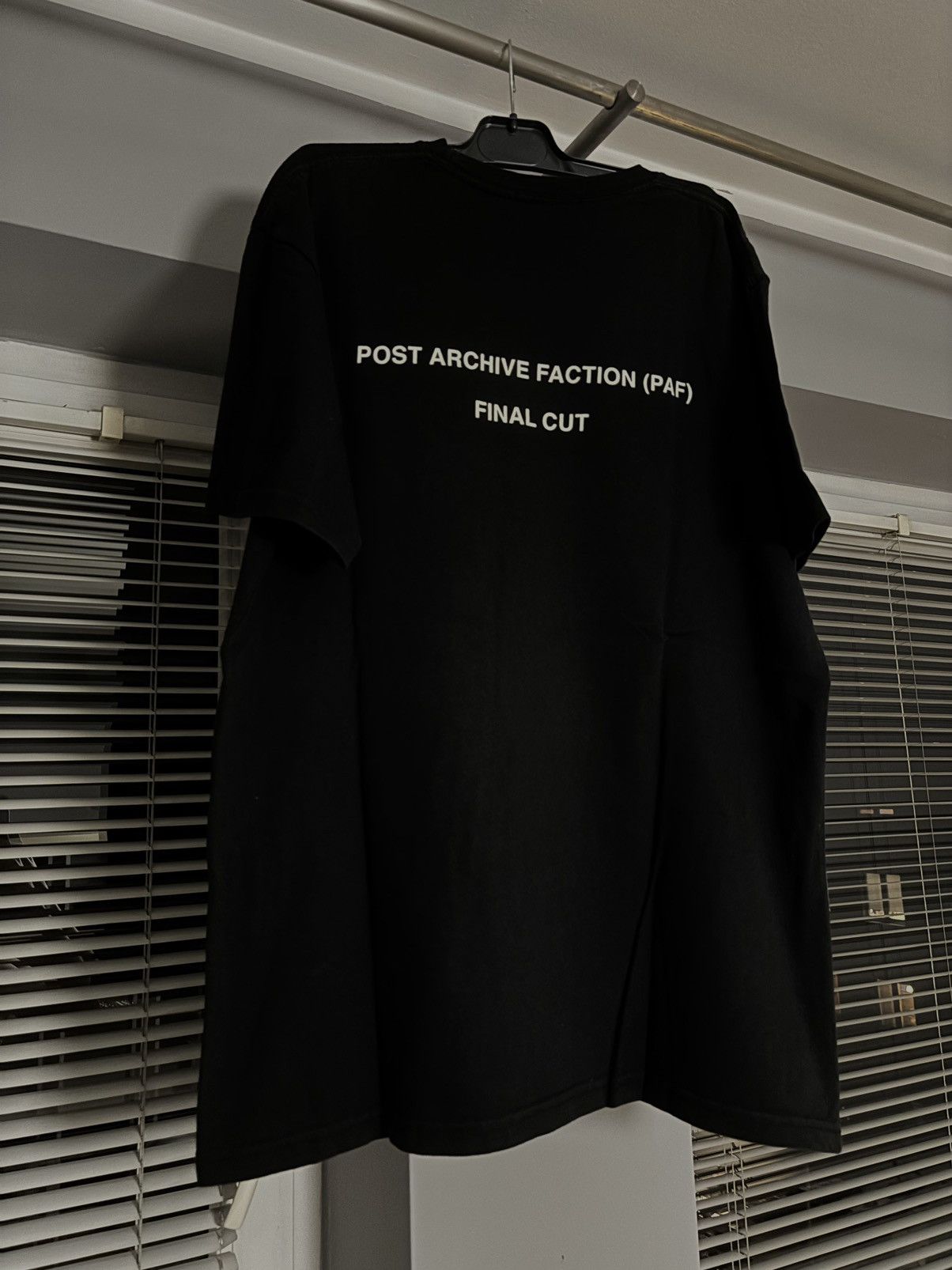 image of Post Archive Faction Paf Post Archive Faction Exclusive T Shirt in Black, Men's (Size Large)