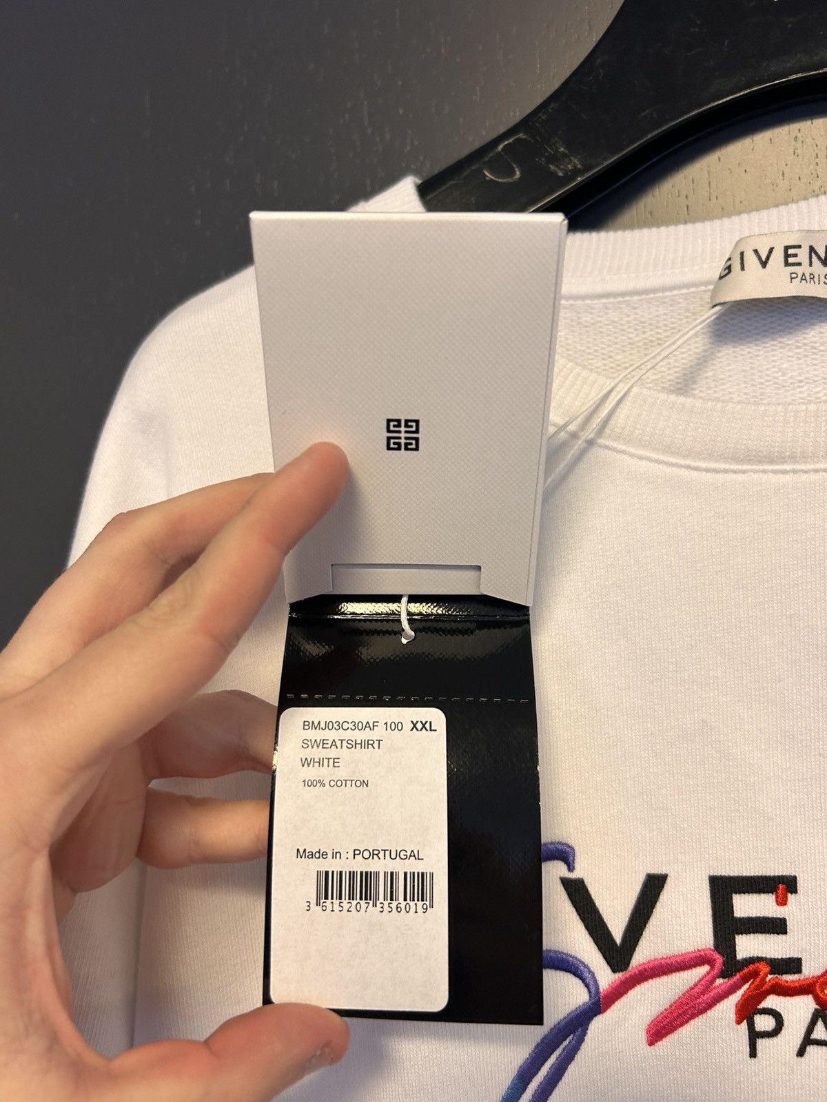 Givenchy Givenchy Rainbow Signature Logo Sweatshirt Size US XL / EU 56 / 4 - 4 Thumbnail