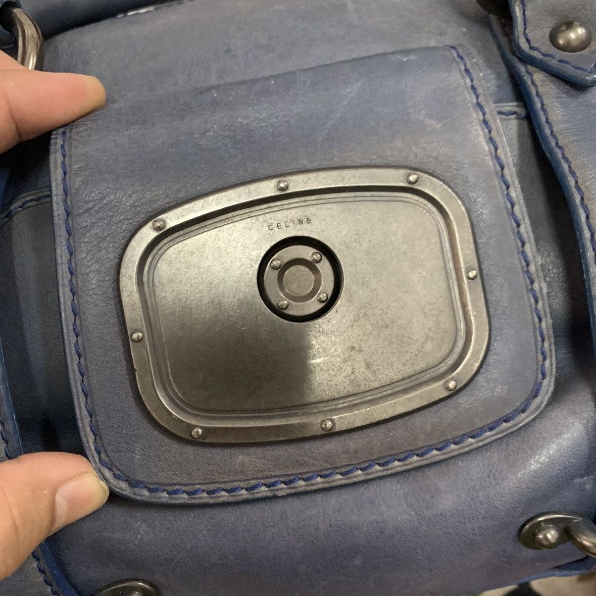 Celine Celine Leather Boston Handbag Size ONE SIZE - 15 Thumbnail