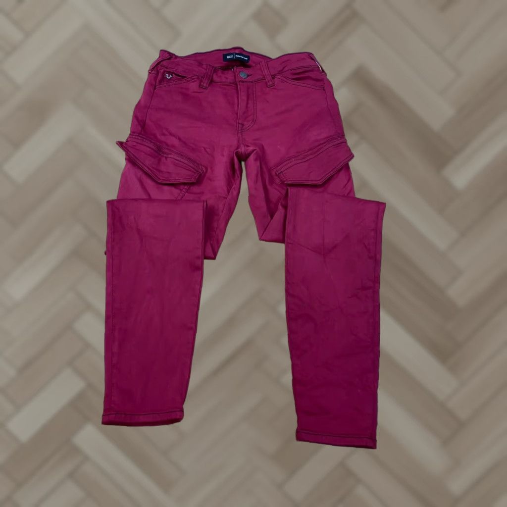 True Religion True Religion Jeans Womens 27 Red Halle Skinny Mid Rise Size 27" / US 4 / IT 40 - 1 Thumbnail