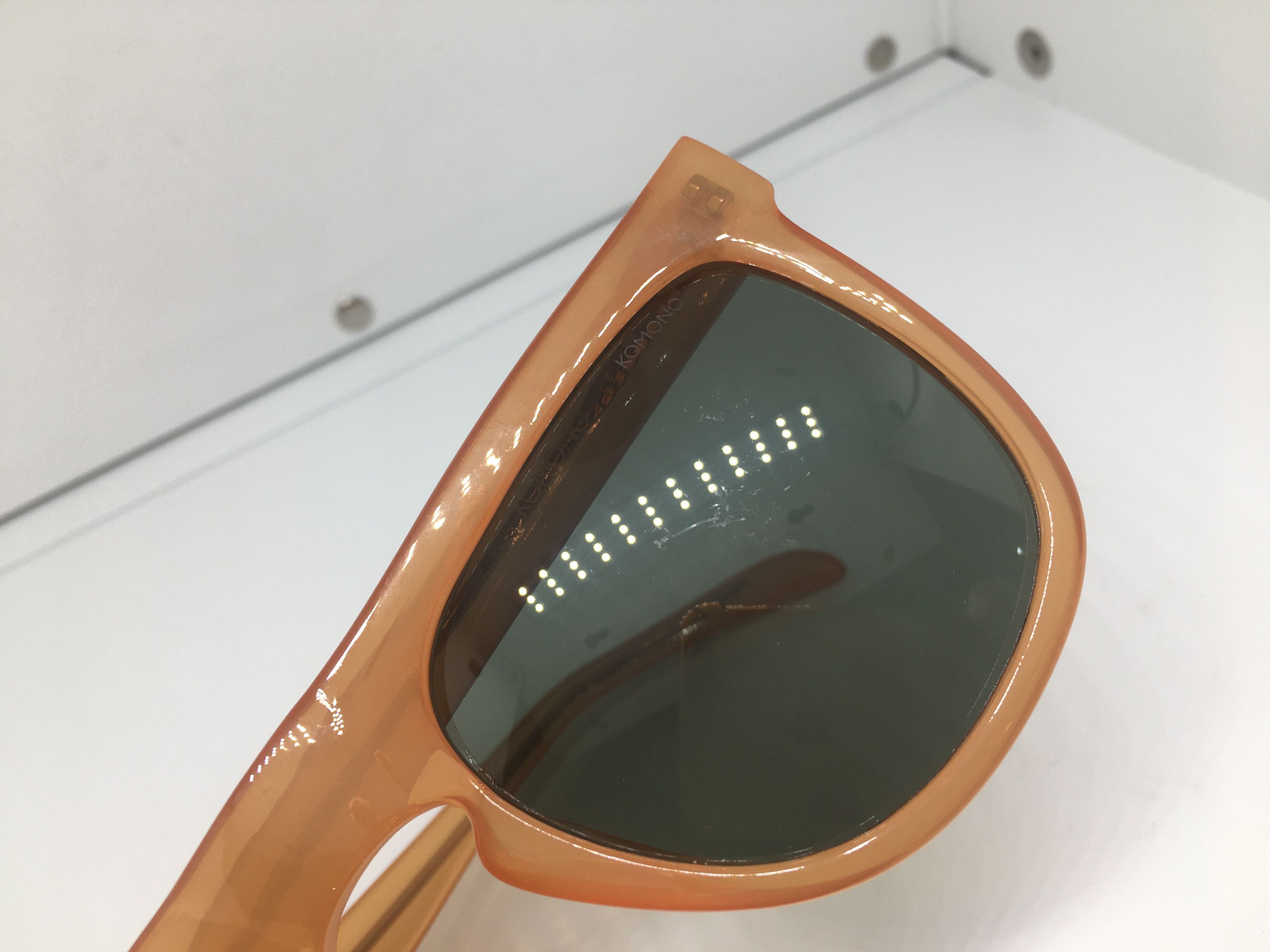 Other Komono Orange Acetate Sunglasses Frame Size ONE SIZE - 7 Thumbnail