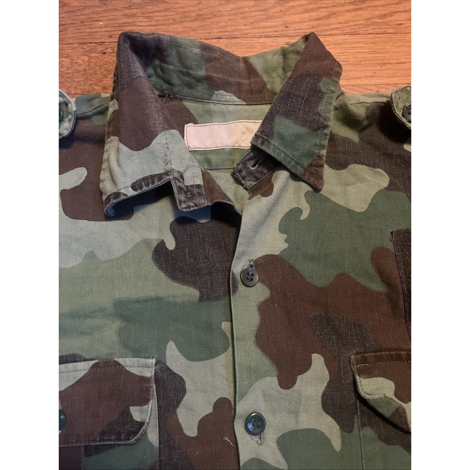 Other Serbian Army Yugoslav Army M93 Camo Shirt Vintage Large Size US L / EU 52-54 / 3 - 6 Thumbnail