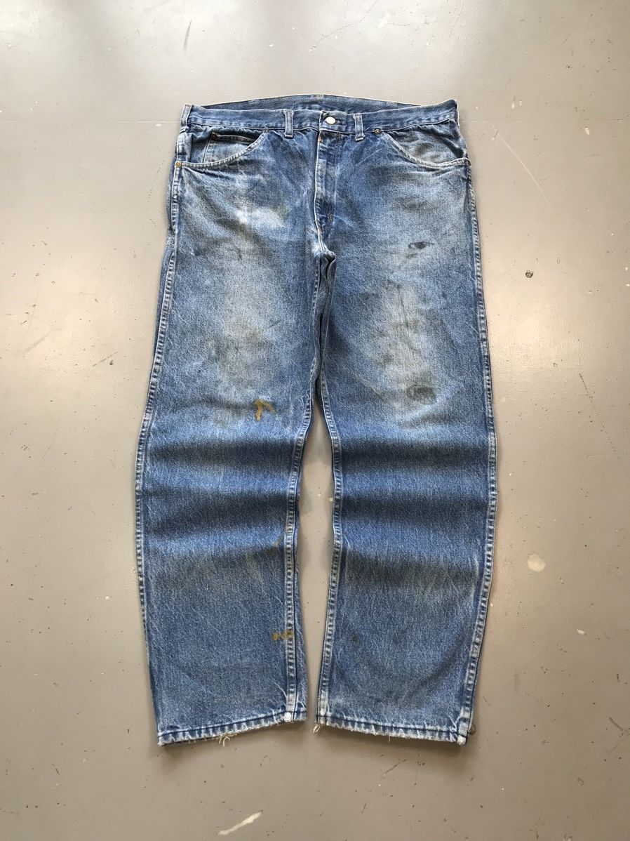 Carhartt × Vintage Vintage Carhartt b136 DST carpenter denim Size US 38 / EU 54 - 1 Thumbnail