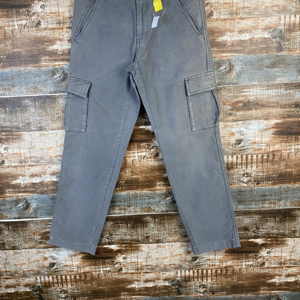 Global Work DL Global Work Gray Cargo Multipocket Pants #C1124 Size US 28 / EU 44 - 3 Thumbnail