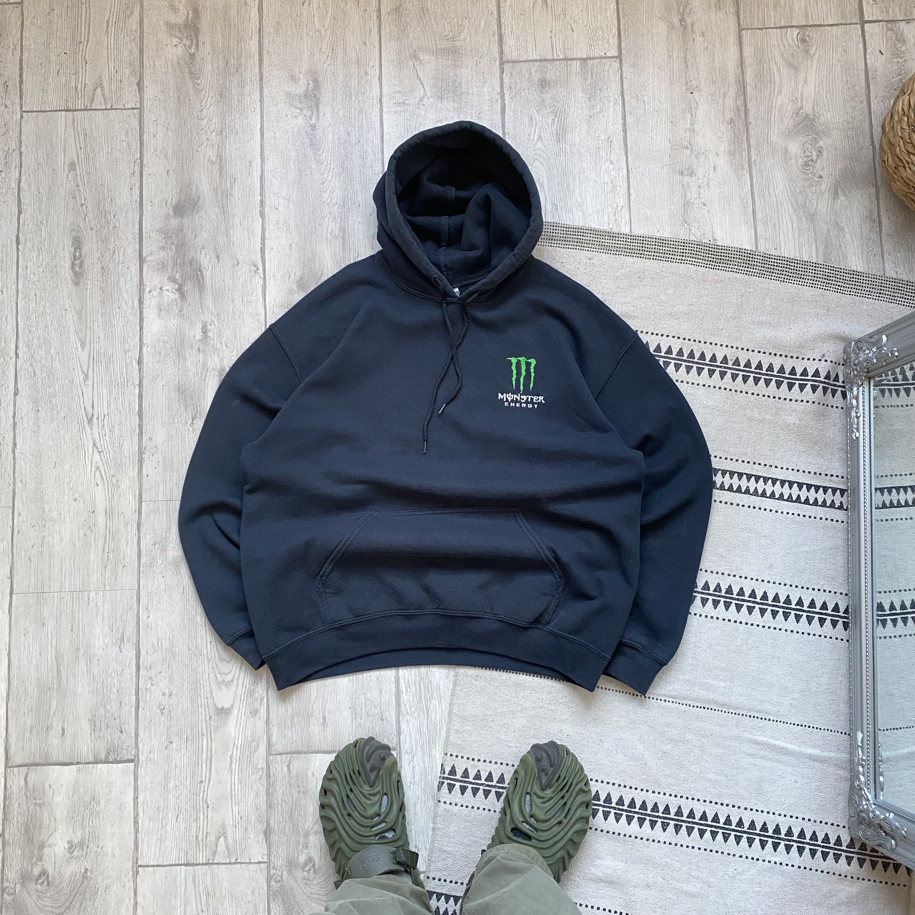 Fox Racing 🏍️ Vintage Racing Monster Energy Hoodie Y2K big logo Size US L / EU 52-54 / 3 - 2 Thumbnail