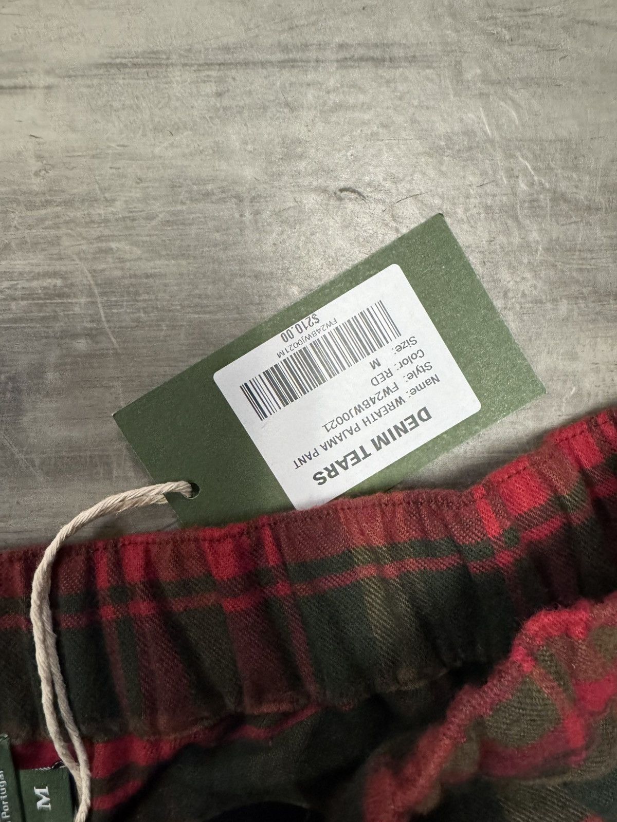 DENIM TEARS Denim Tears Flannel Pajamas size m Size US 34 / EU 50 - 6 Thumbnail