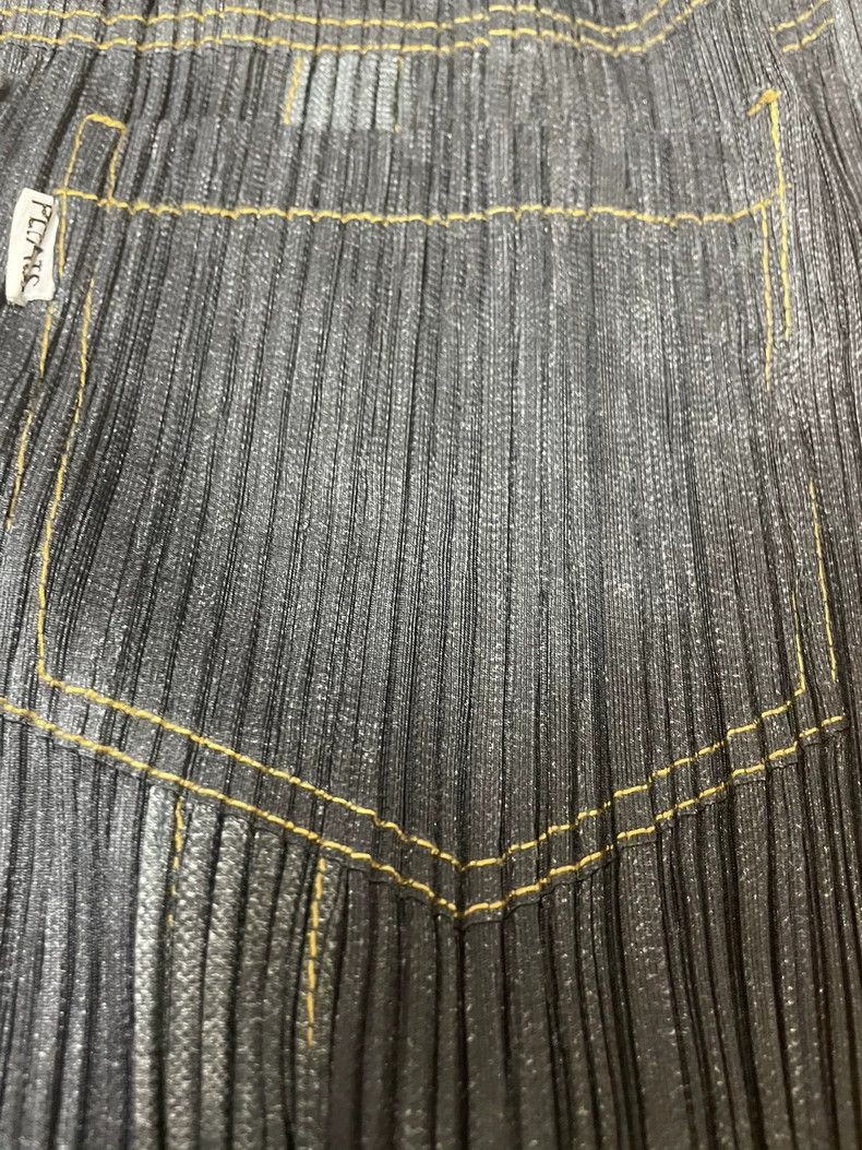 Issey Miyake Issey Miyake size:3 Black denim series wide-leg pants Size 22" - 4 Thumbnail