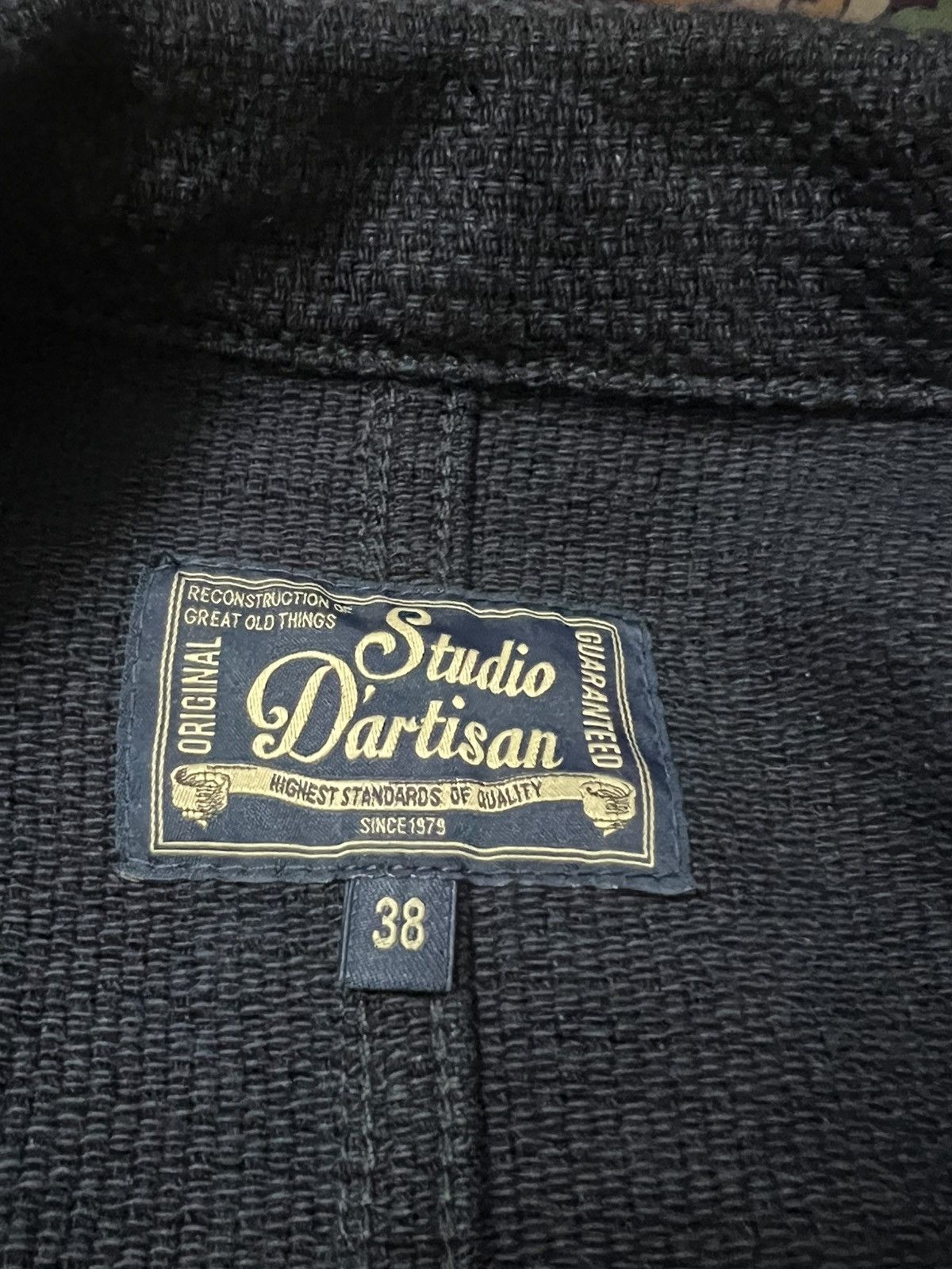 Studio D'Artisan Studio D'Artisan Vintage Hand dyed sashiko jacket Size US L / EU 52-54 / 3 - 10 Thumbnail