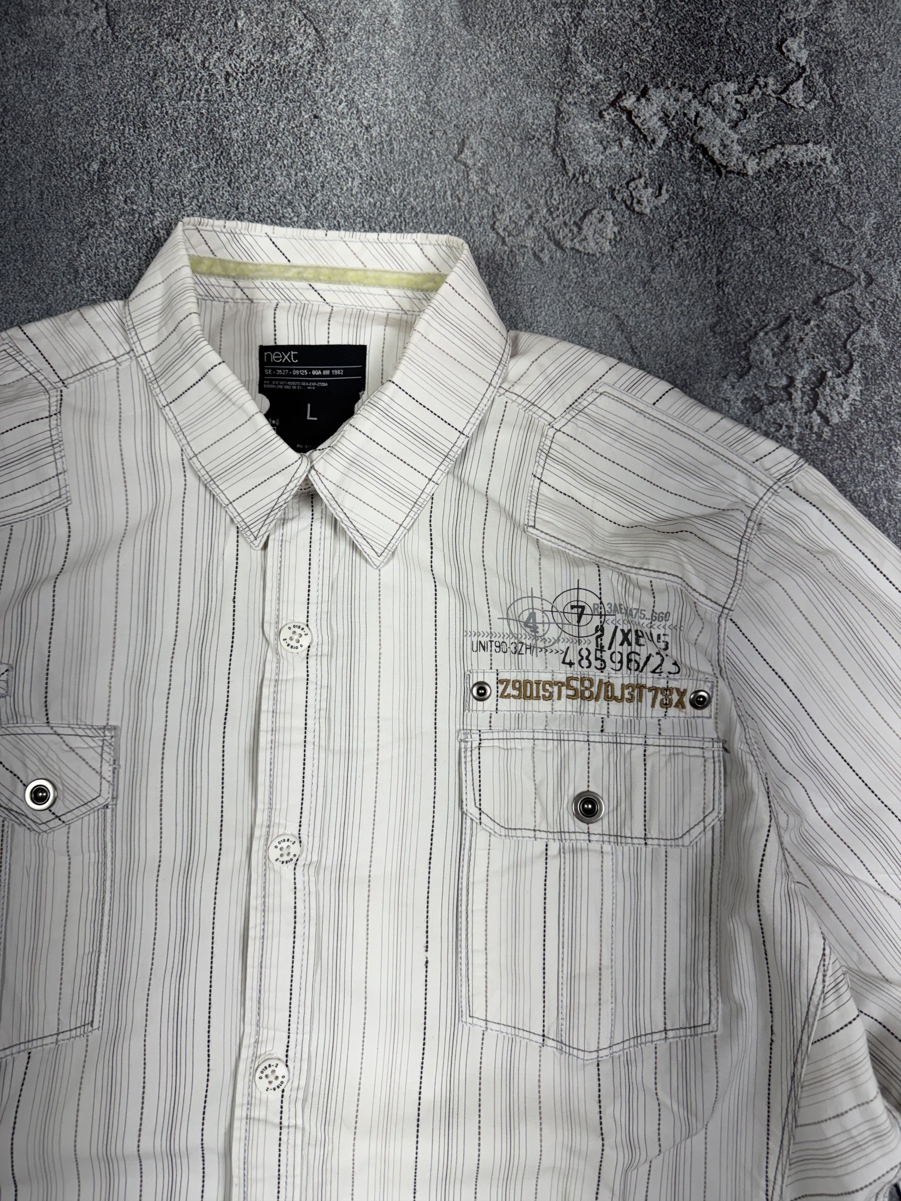 If Six Was Nine If Six Was Nine 2000s Striped Shirt Size L Next Japan Size US L / EU 52-54 / 3 - 4 Thumbnail