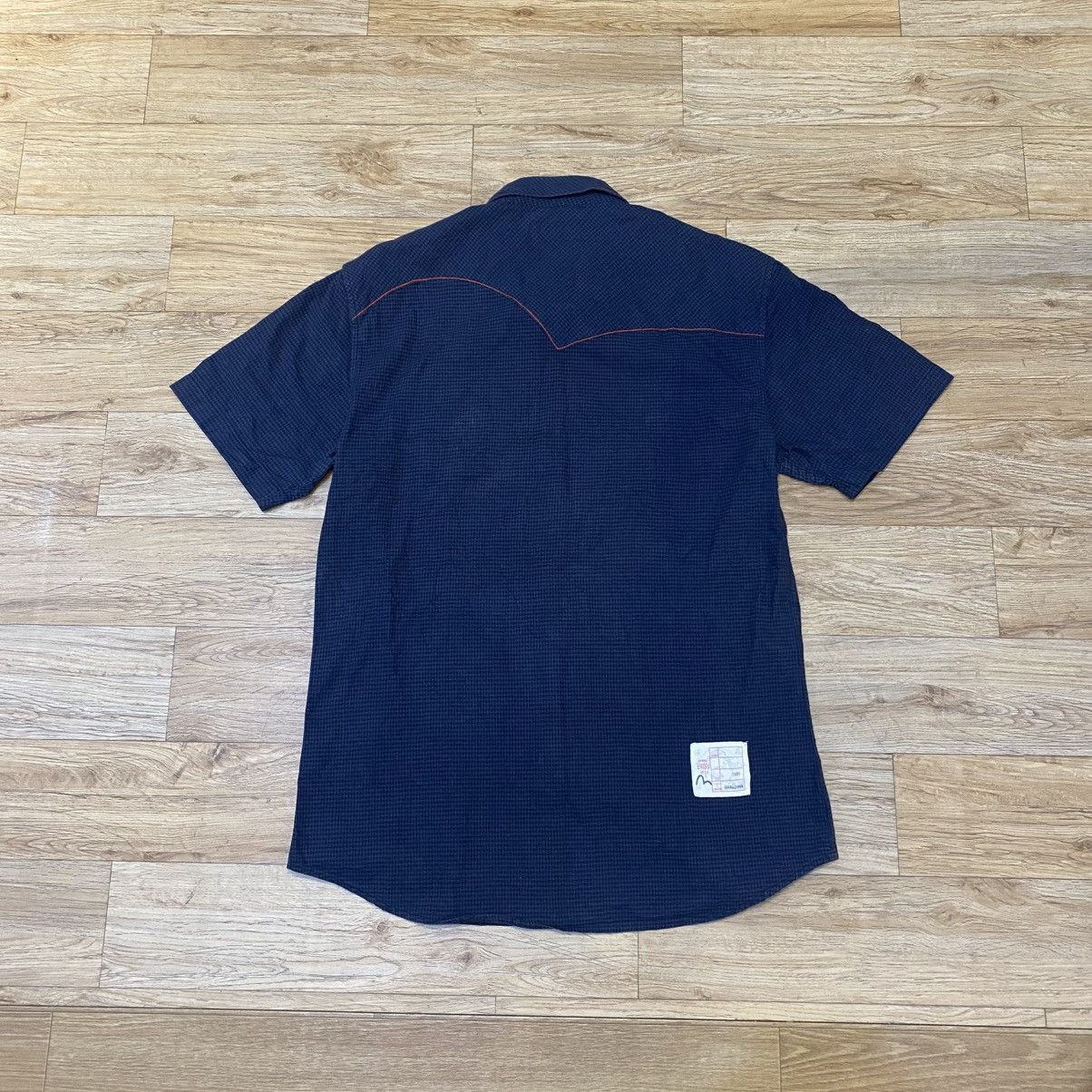 Evisu Evisu Blue Navy Button Up Shirts Size US M / EU 48-50 / 2 - 10 Thumbnail