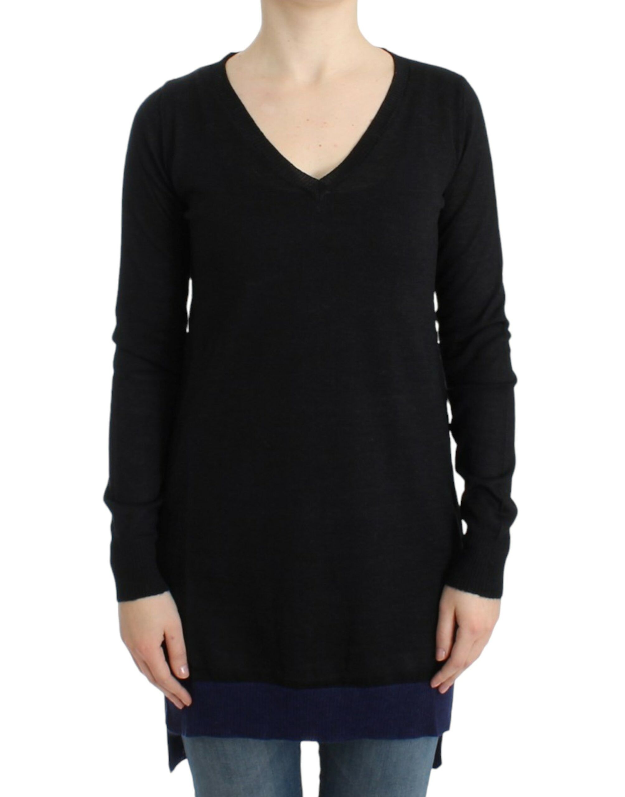 Costume National Elegant V-Neck Lightweight Women's Sweater Size M / US 6-8 / IT 42-44 - 1 Thumbnail