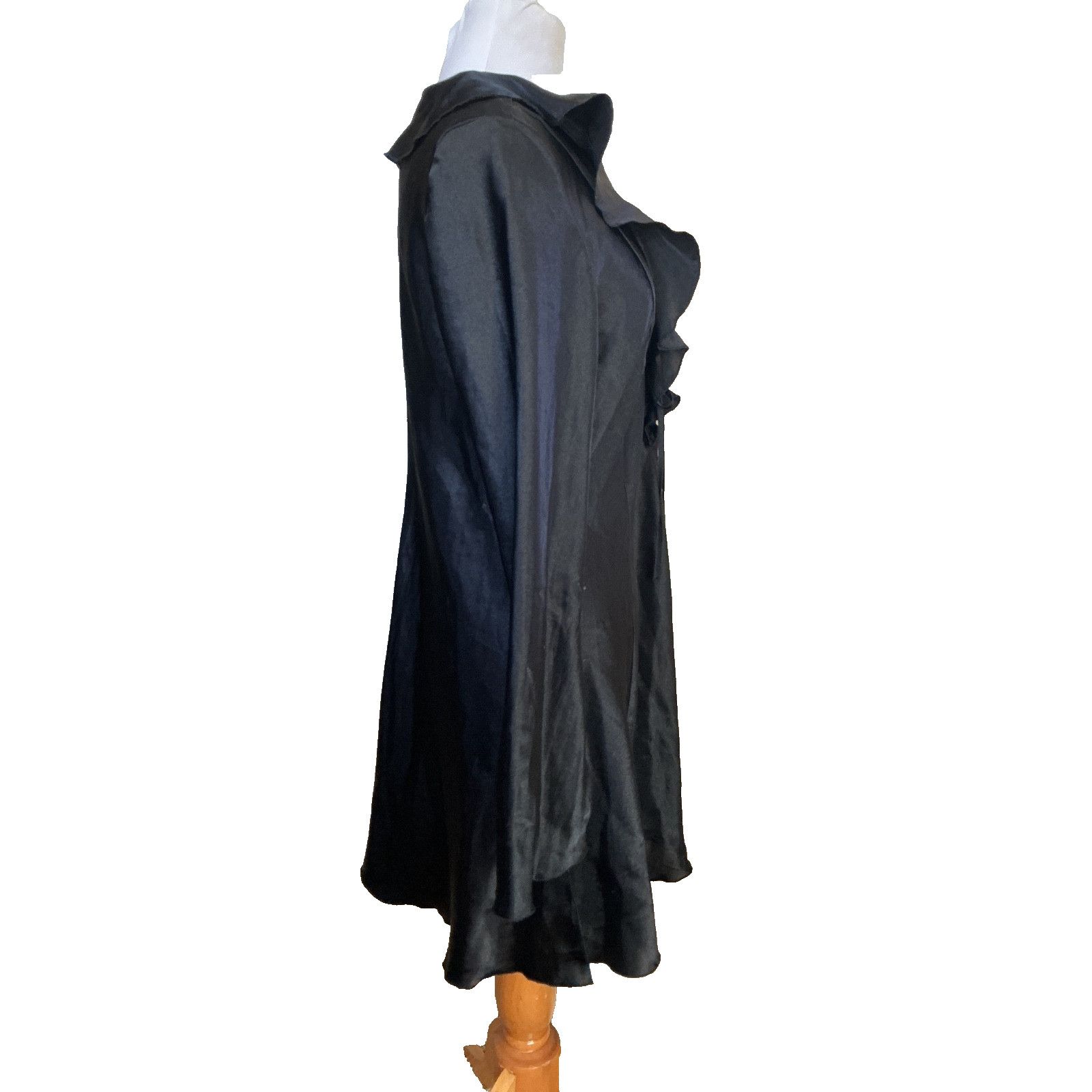 Other FREDERICK'S OF HOLLYWOOD BLACK SATIN BABY DOLL MINI - SZ XL Size XL / US 12-14 / IT 48-50 - 4 Thumbnail