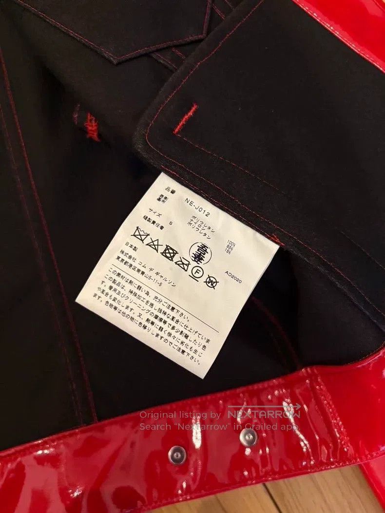 Comme des Garcons Comme Des Garcons Red leatherette jacket Size S / US 4 / IT 40 - 5 Thumbnail