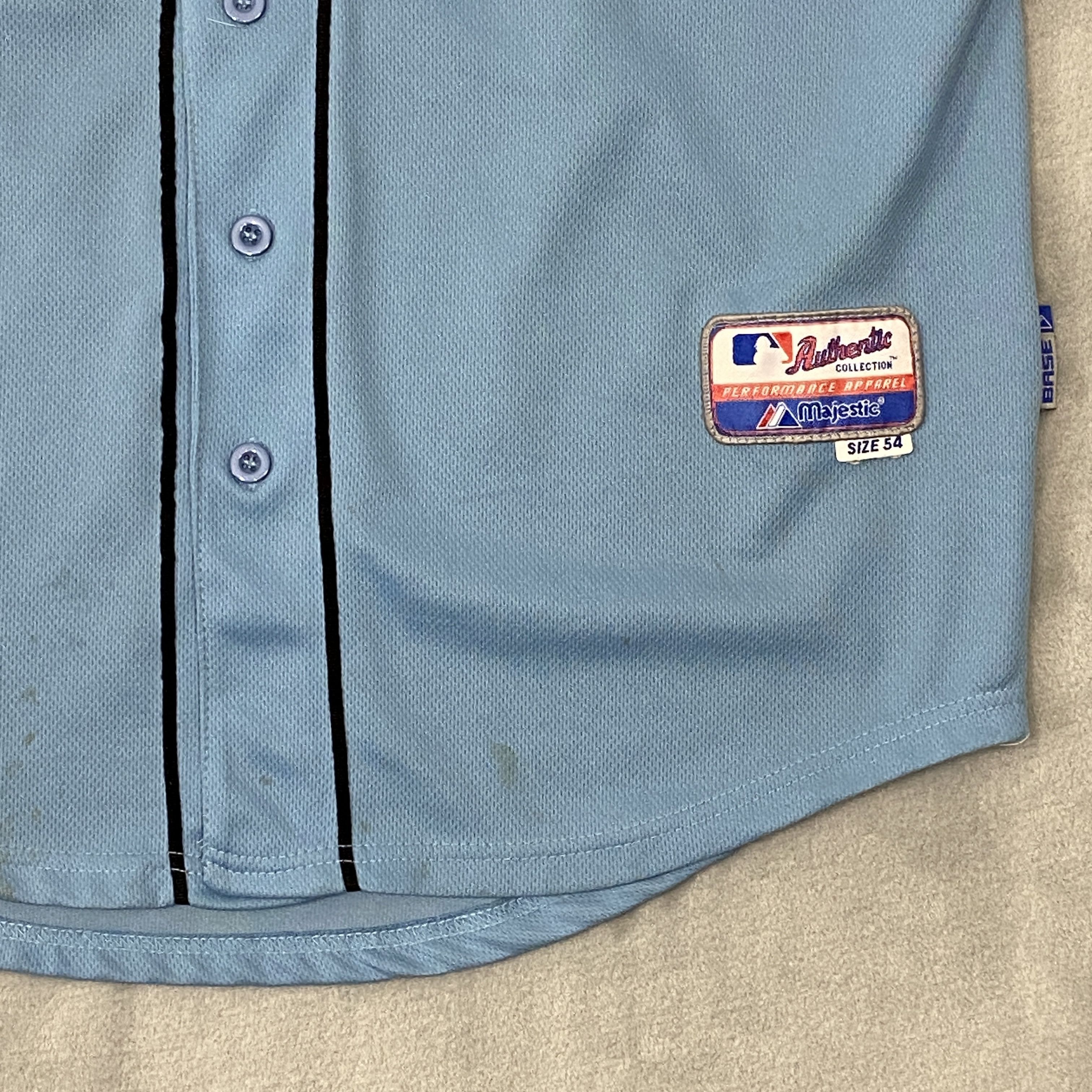 MLB × Majestic Tampa Bay Rays #14 DAVID PRICE Stitched Jersey 54 Light Blue Size US XXL / EU 58 / 5 - 7 Thumbnail