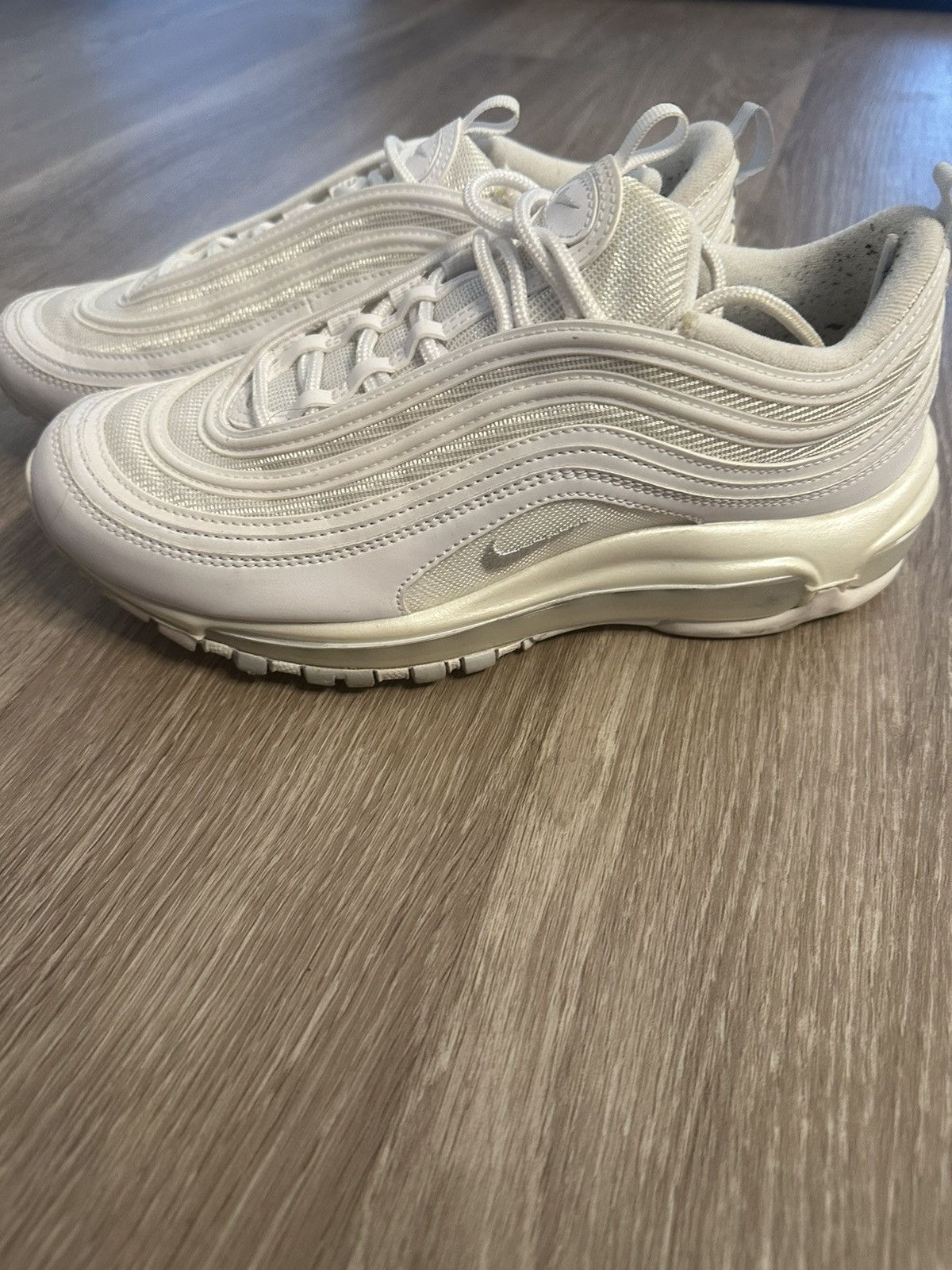 image of Like New, Women’S Nike Air Max 97 Shoes in White, Women's (Size 8.5)