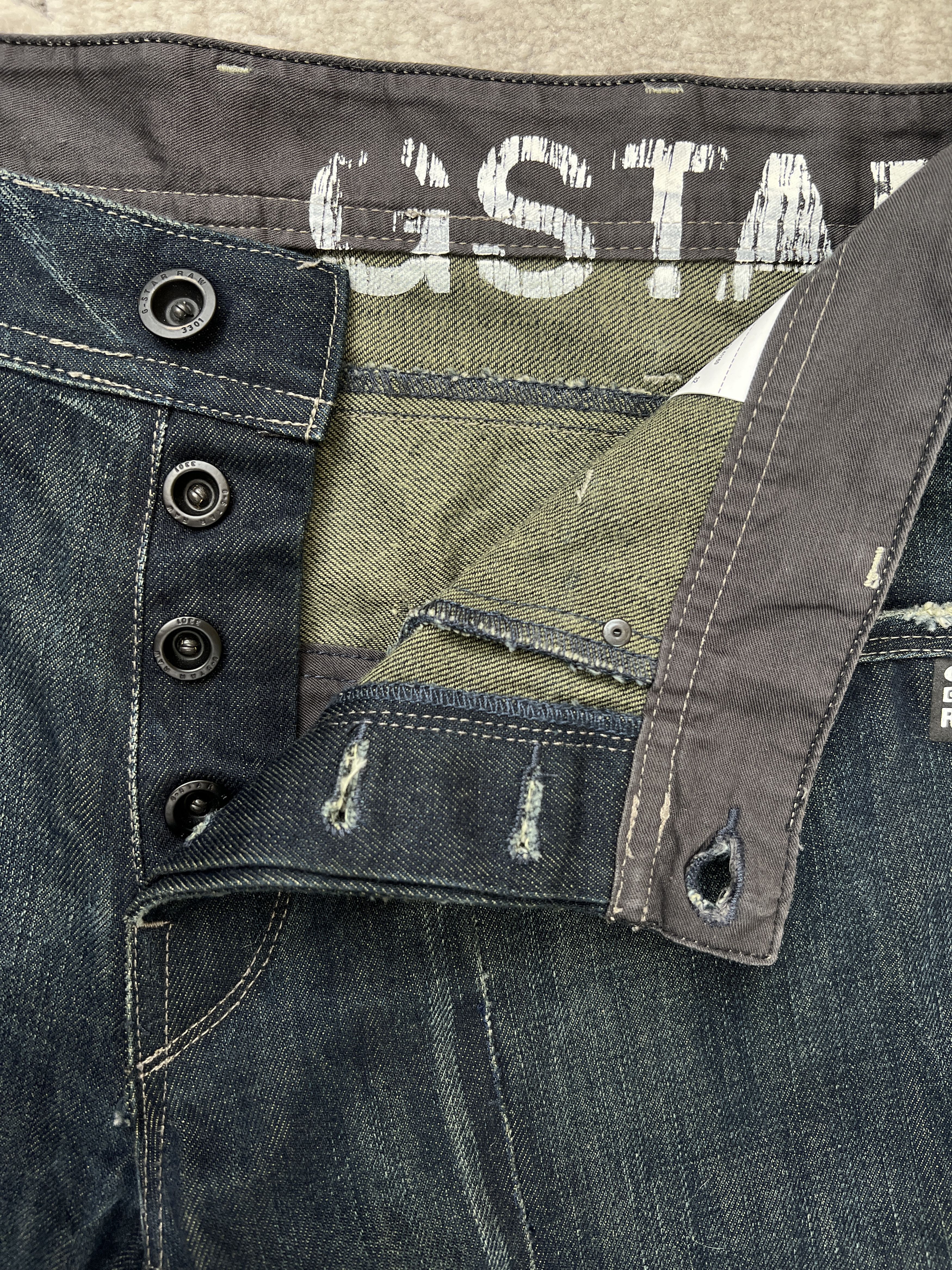 G-Star G-Star RAW Navy Jack Loose Tapered Jeans - Raw Denim 32 Size US 32 / EU 48 - 12 Thumbnail