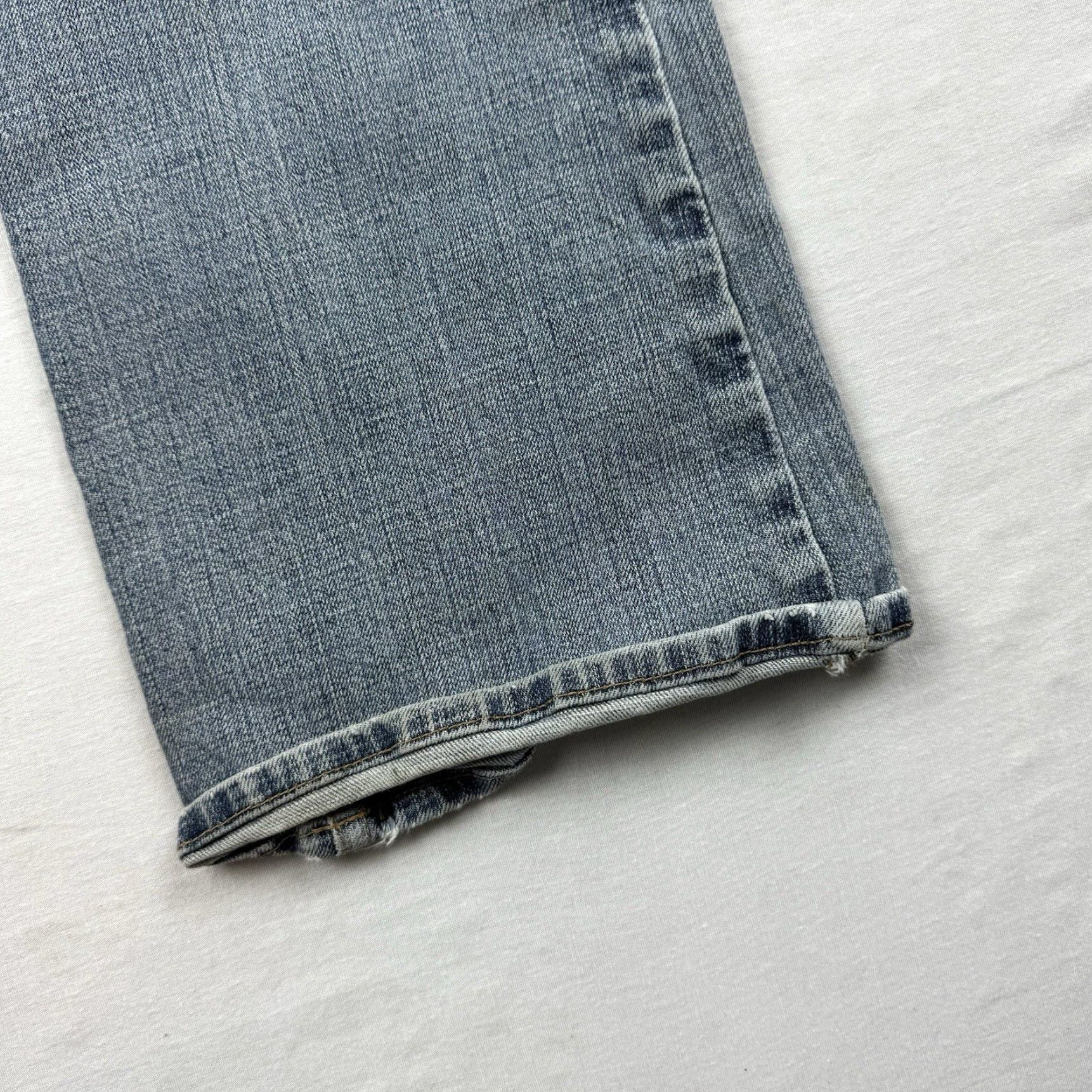 Gap VINTAGE Gap Jeans Womens 4 Blue Bootcut Flare Stretch Hipster 90s Y2K Low Waist - Men/Women? Size 27" / US 4 / IT 40 - 7 Thumbnail