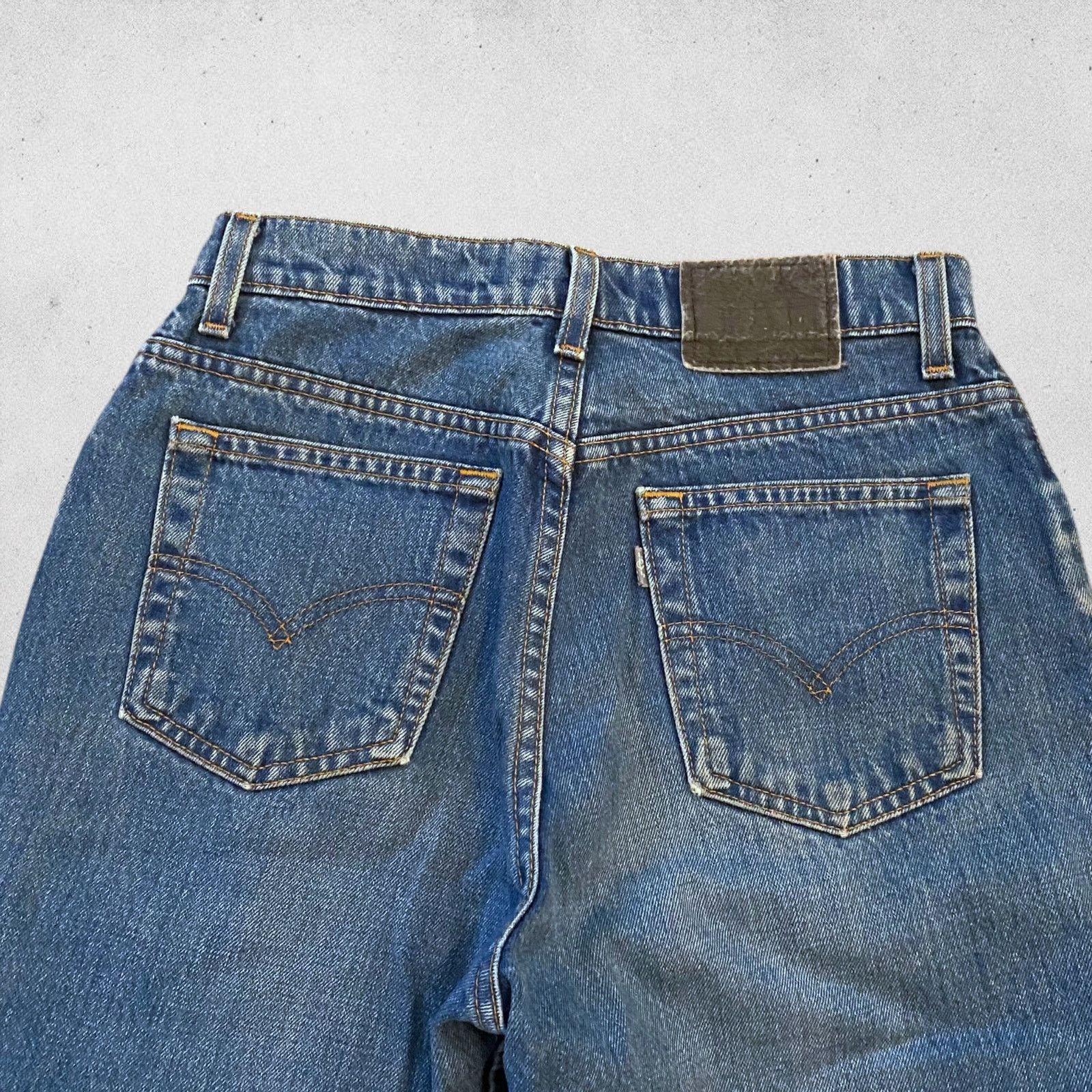 Levi's × Vintage Vintage Levi's Silvertab Flare Bell Bottom Jeans 90s Size 27" / US 4 / IT 40 - 7 Thumbnail