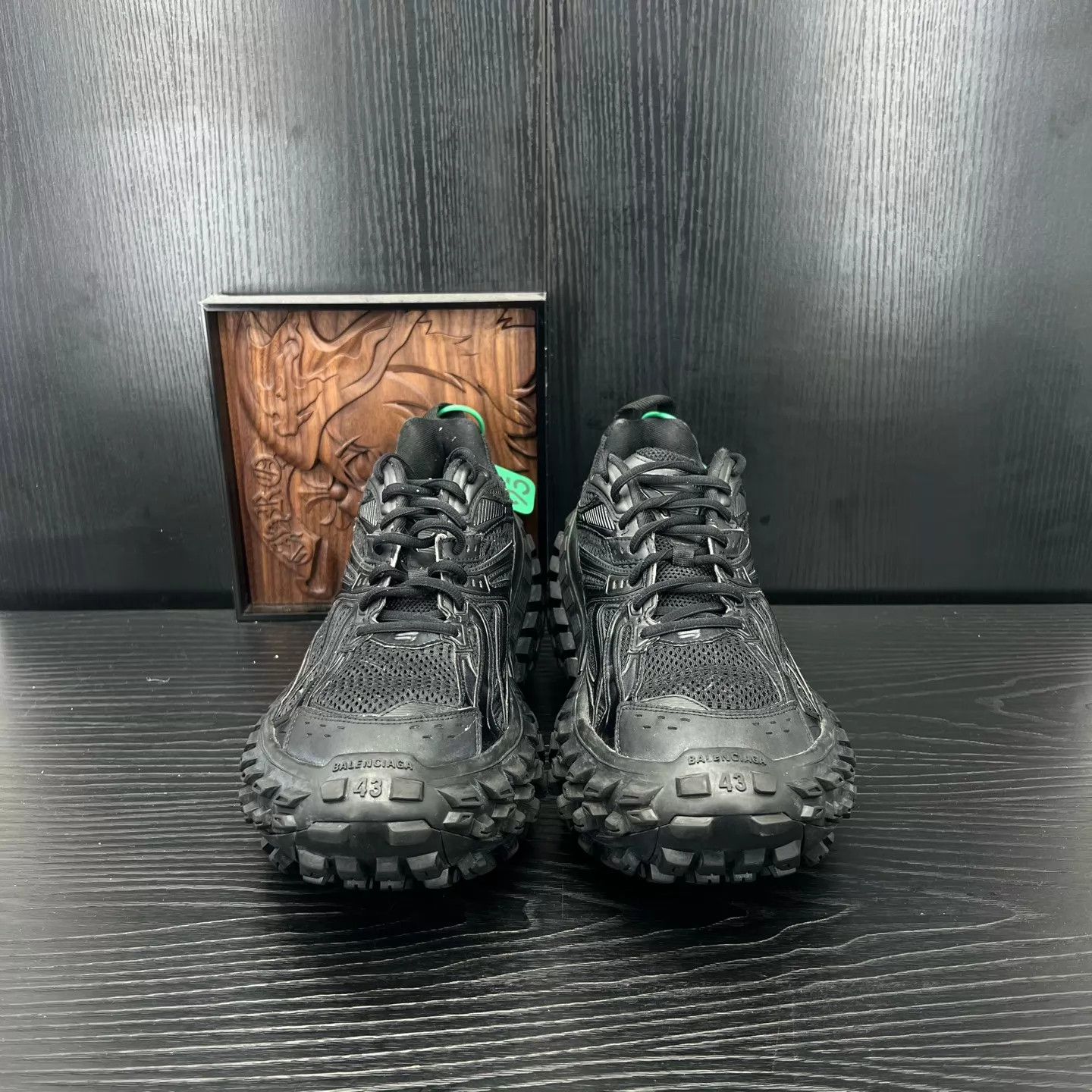 Balenciaga Balenciaga Tire Black 43 Size US 10 / EU 43 - 5 Thumbnail