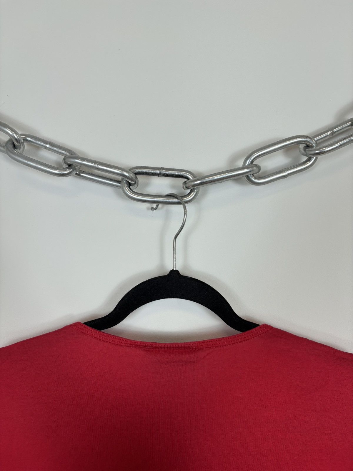 Trussardi Vintage Trussardi Jeans Men’s Red Cotton T-Shirt Tee Size US M / EU 48-50 / 2 - 14 Thumbnail