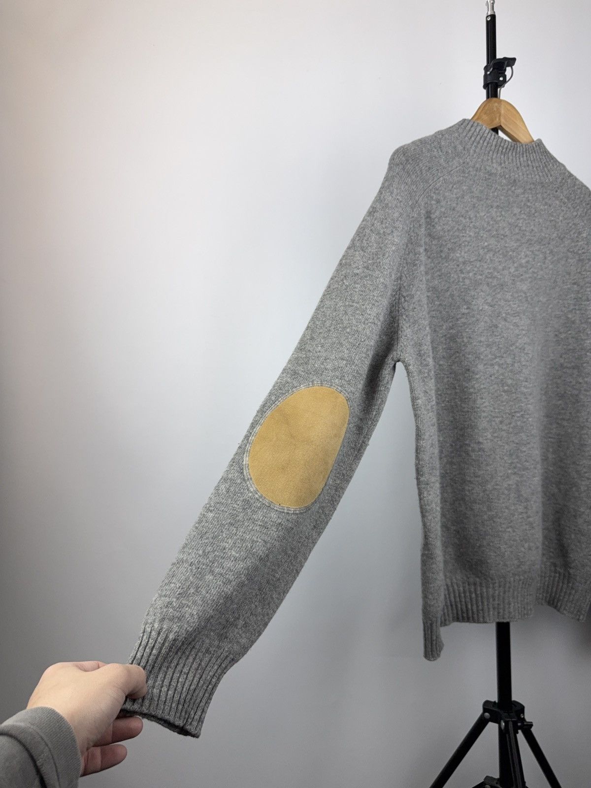 Designer Falconeri 100% Wool Sweater 1/3 zip neck made in Italy Size US XL / EU 56 / 4 - 10 Thumbnail